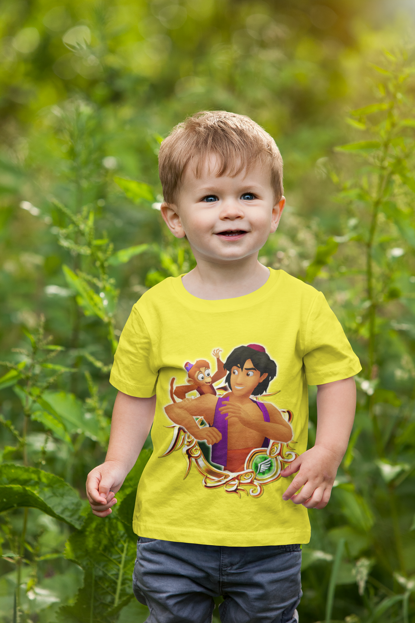 Cute Cartoon Half Sleeves T-Shirt for Boy-FunkyTeesClub