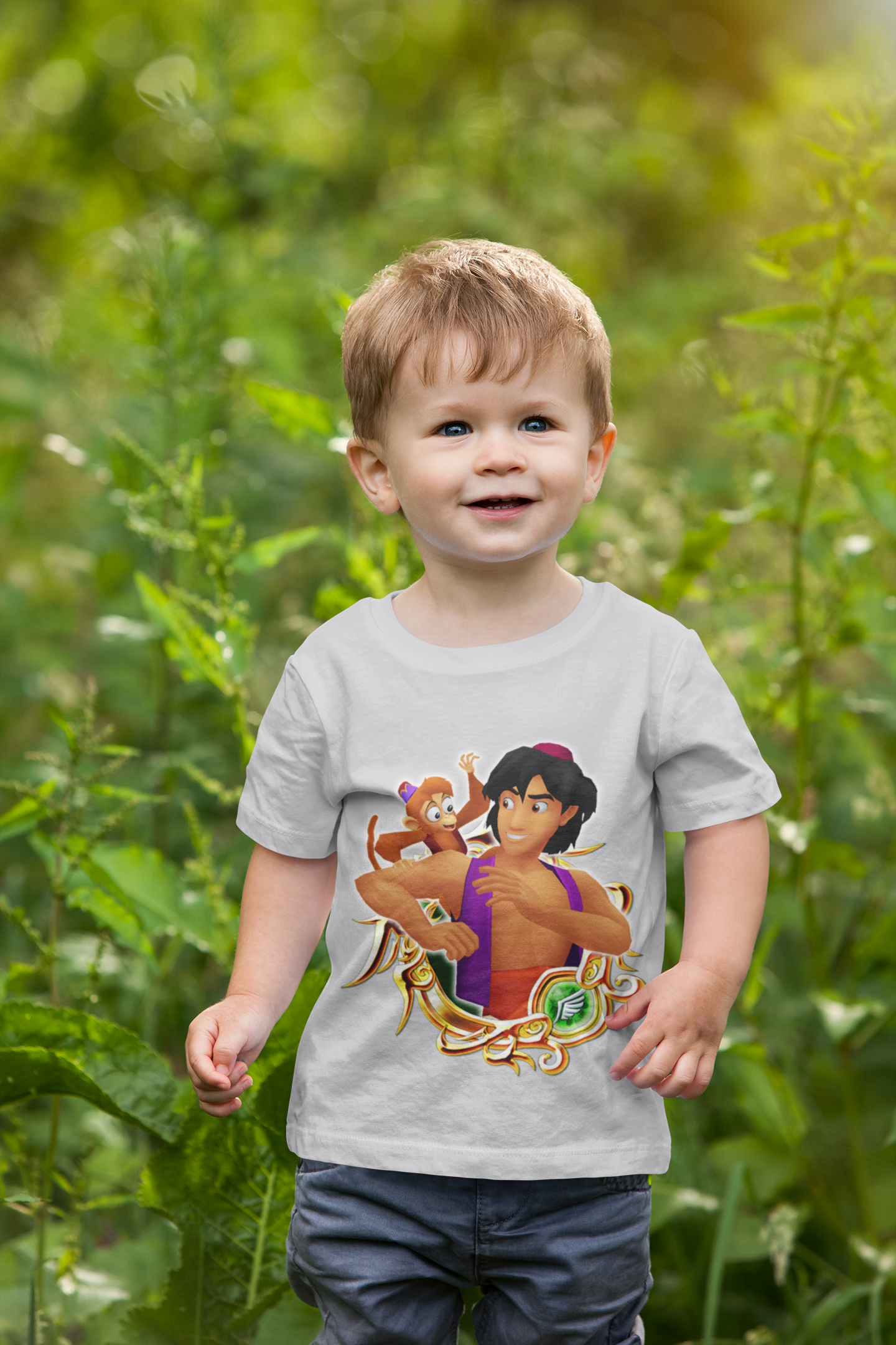 Cute Cartoon Half Sleeves T-Shirt for Boy-FunkyTeesClub