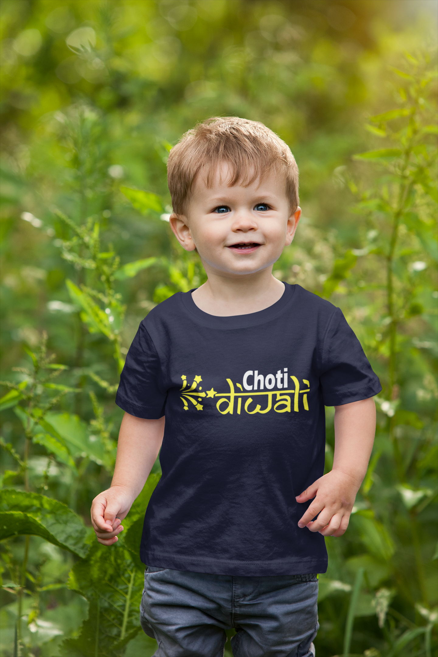 Choti Diwali Half Sleeves T-Shirt for Boy-FunkyTeesClub