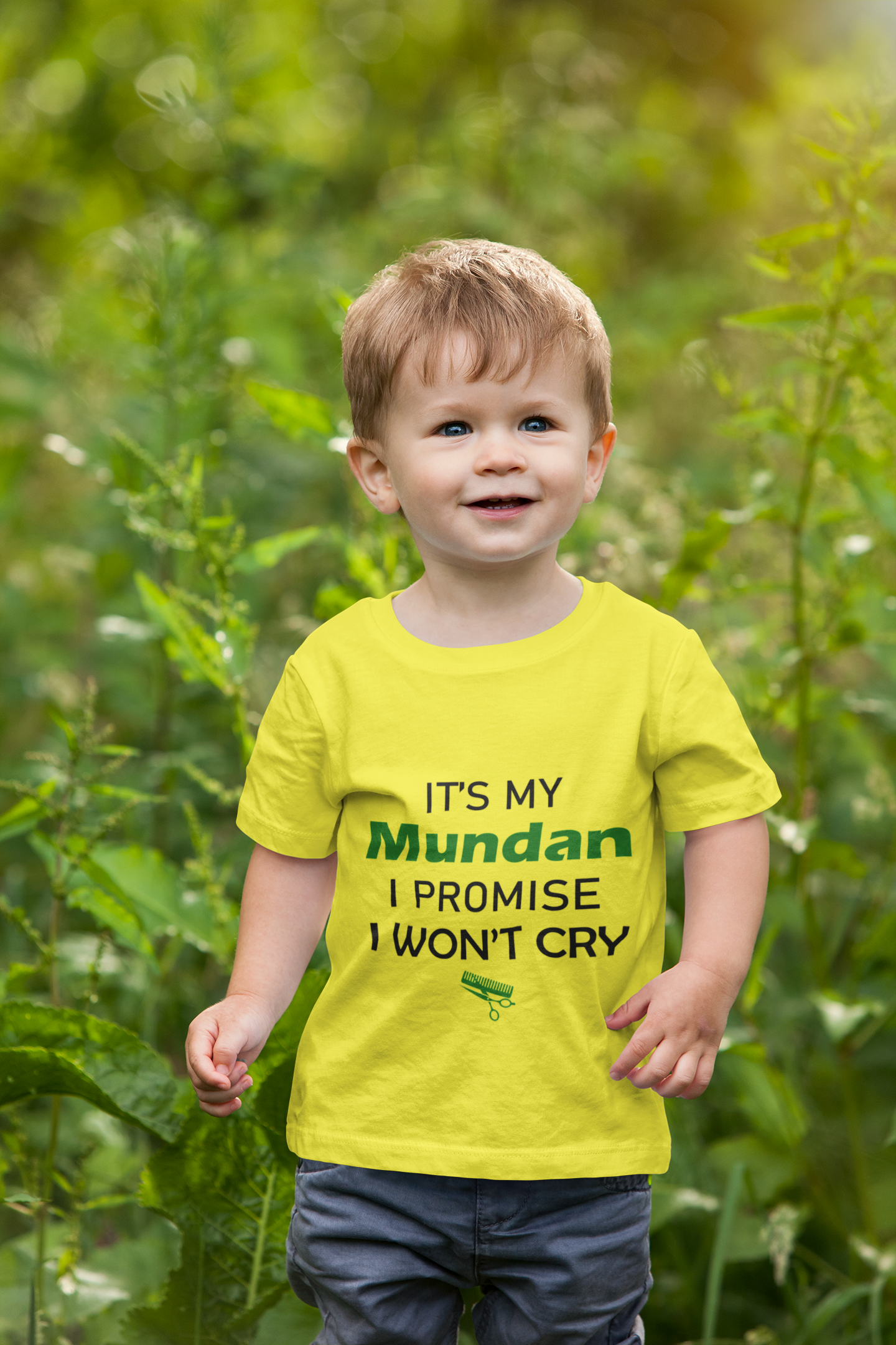 ITS MY MUNDUN I WONT CRY Half Sleeves T-Shirt for Boy-FunkyTeesClub