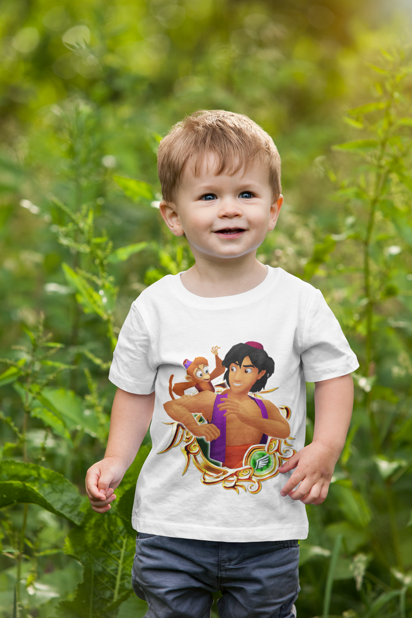 Cute Cartoon Half Sleeves T-Shirt for Boy-FunkyTeesClub