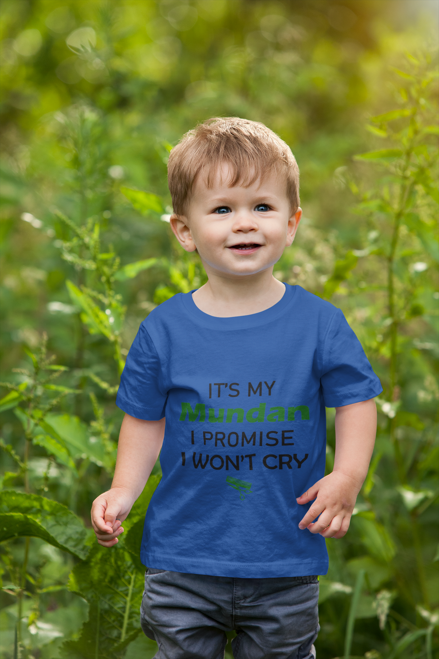 ITS MY MUNDUN I WONT CRY Half Sleeves T-Shirt for Boy-FunkyTeesClub