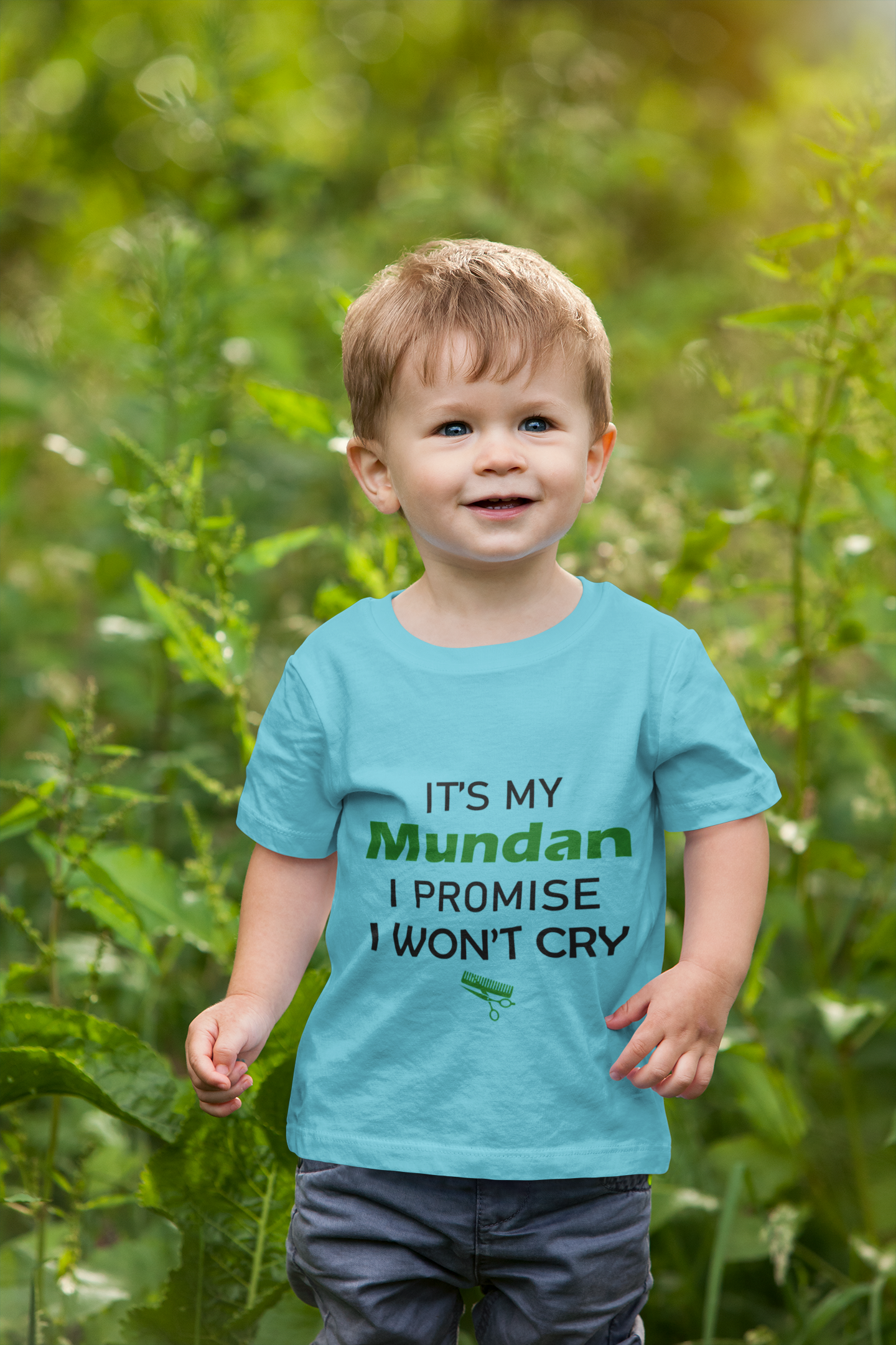 ITS MY MUNDUN I WONT CRY Half Sleeves T-Shirt for Boy-FunkyTeesClub