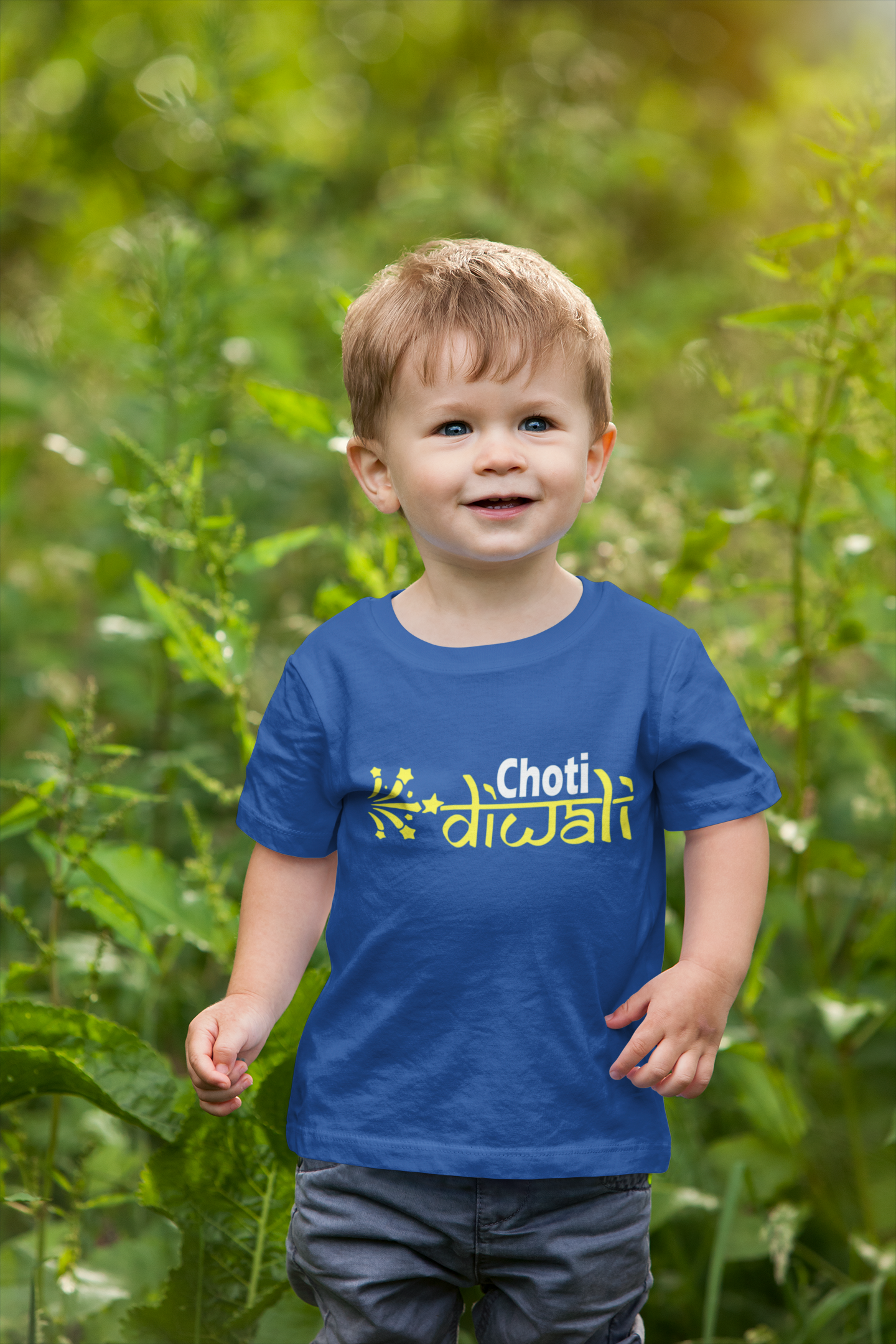 Choti Diwali Half Sleeves T-Shirt for Boy-FunkyTeesClub