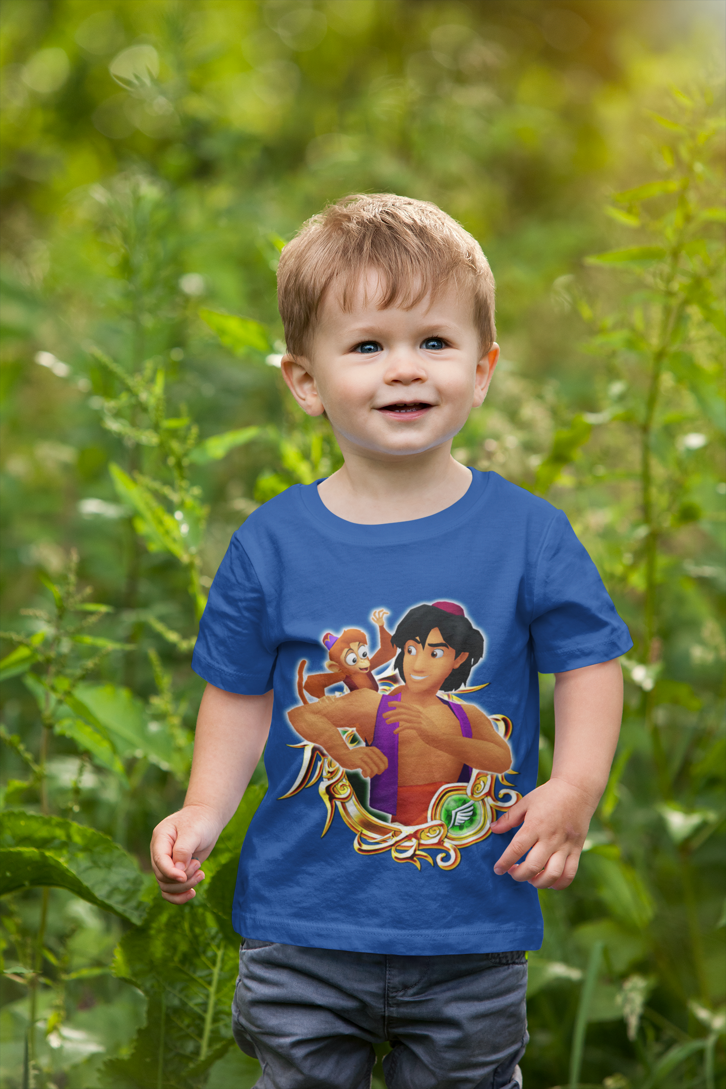 Cute Cartoon Half Sleeves T-Shirt for Boy-FunkyTeesClub