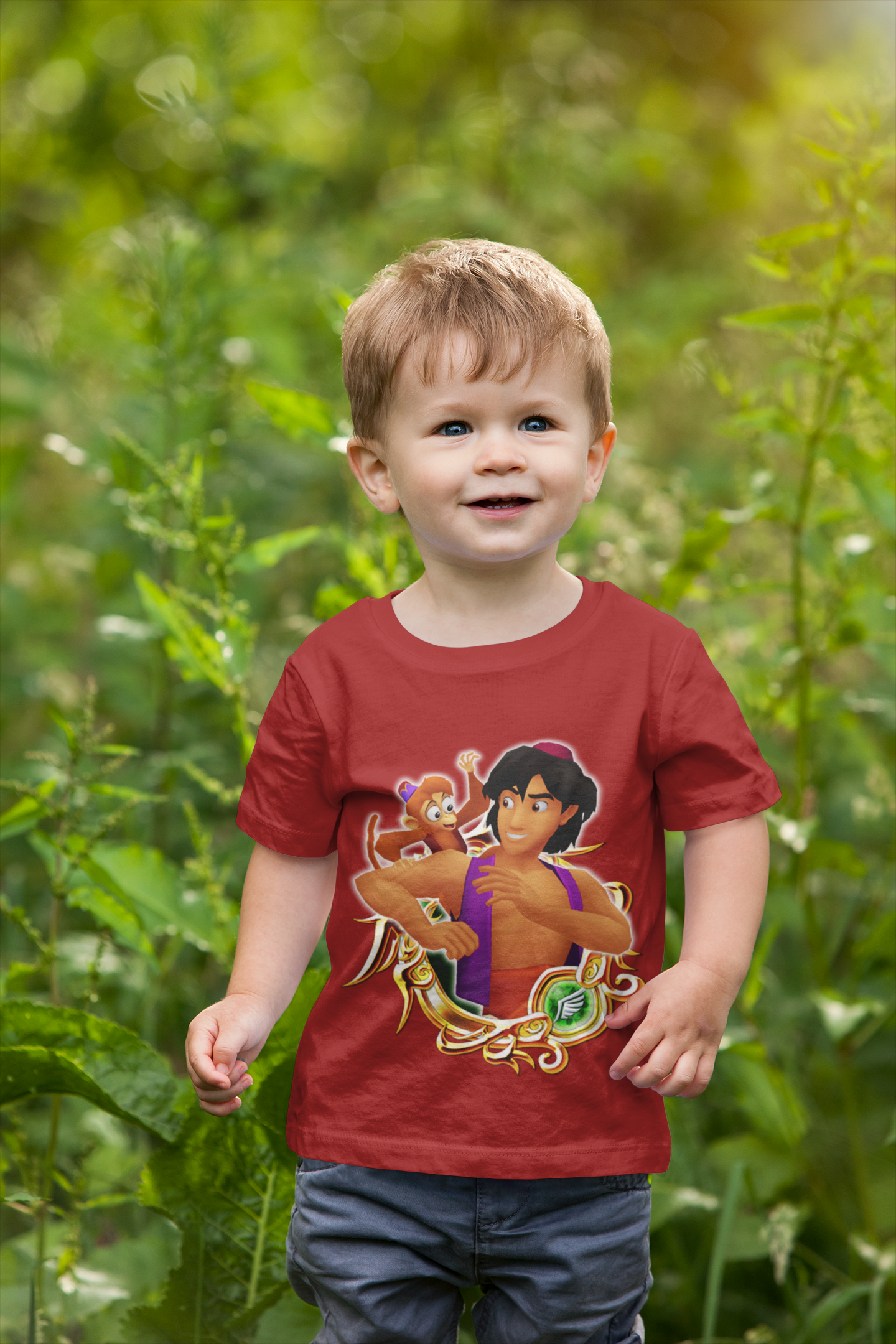 Cute Cartoon Half Sleeves T-Shirt for Boy-FunkyTeesClub