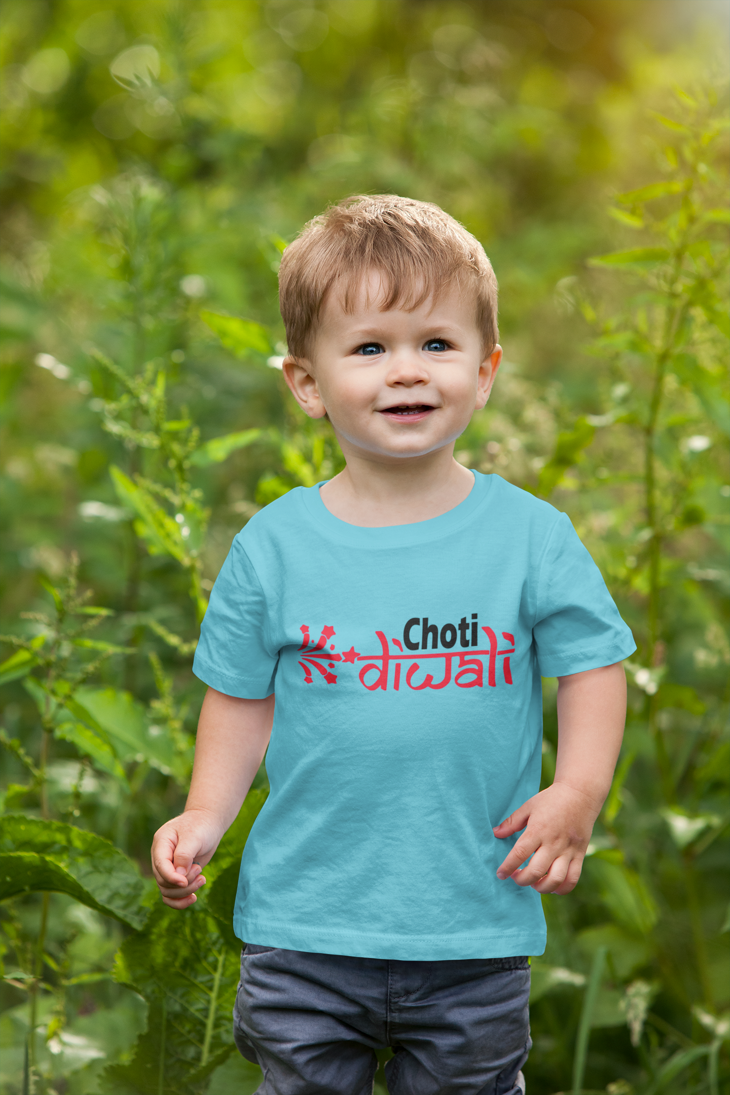 Choti Diwali Half Sleeves T-Shirt for Boy-FunkyTeesClub