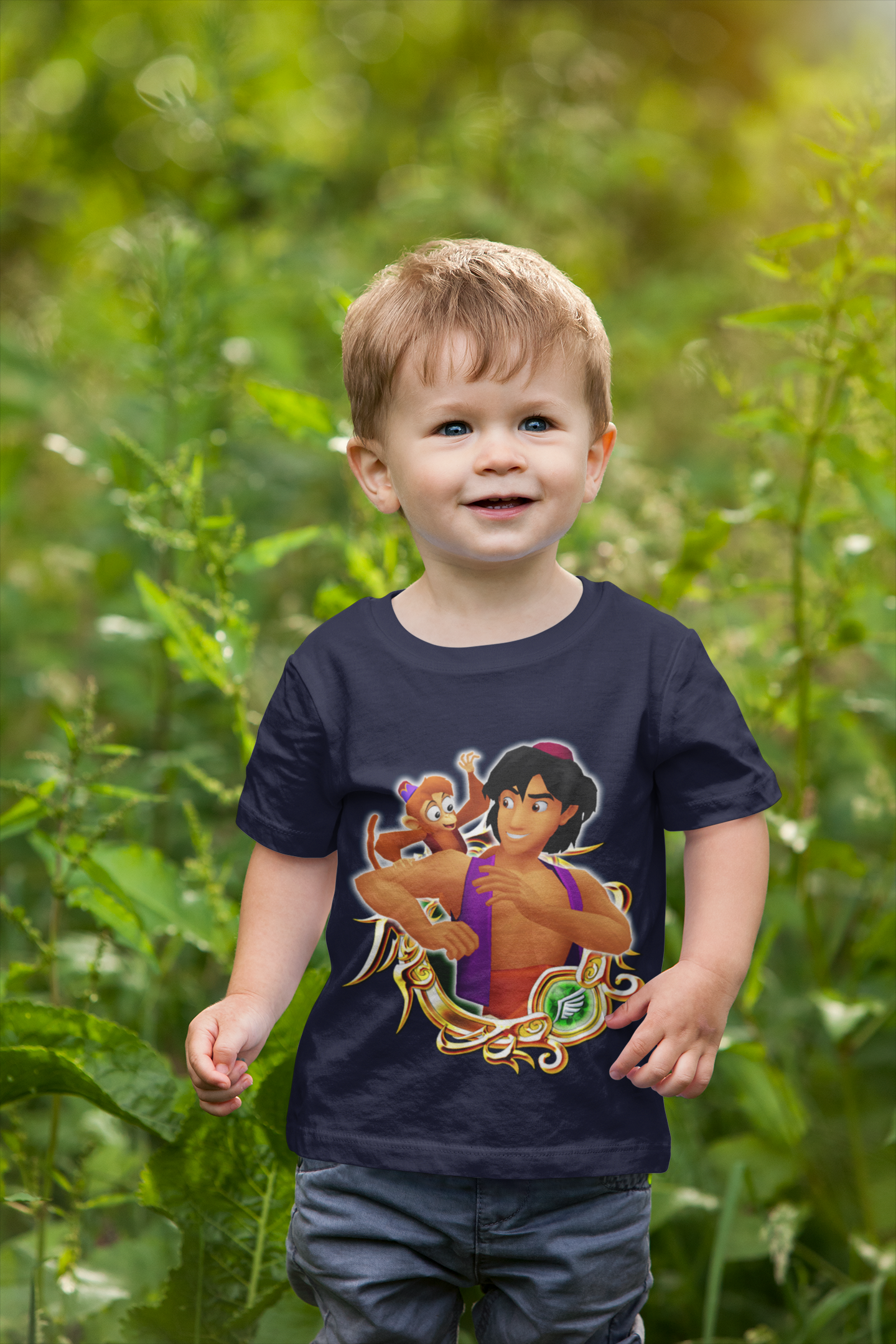 Cute Cartoon Half Sleeves T-Shirt for Boy-FunkyTeesClub
