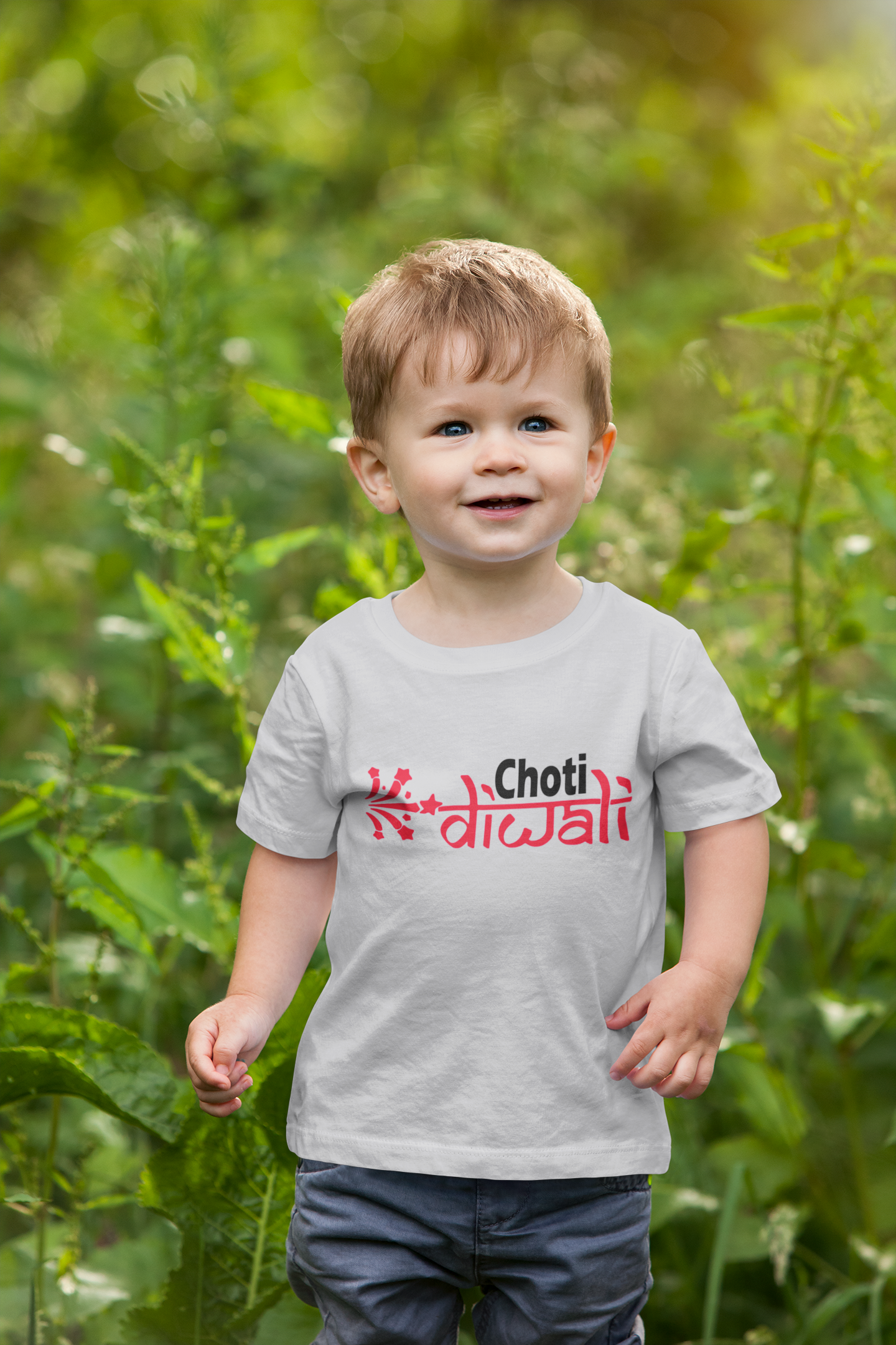 Choti Diwali Half Sleeves T-Shirt for Boy-FunkyTeesClub