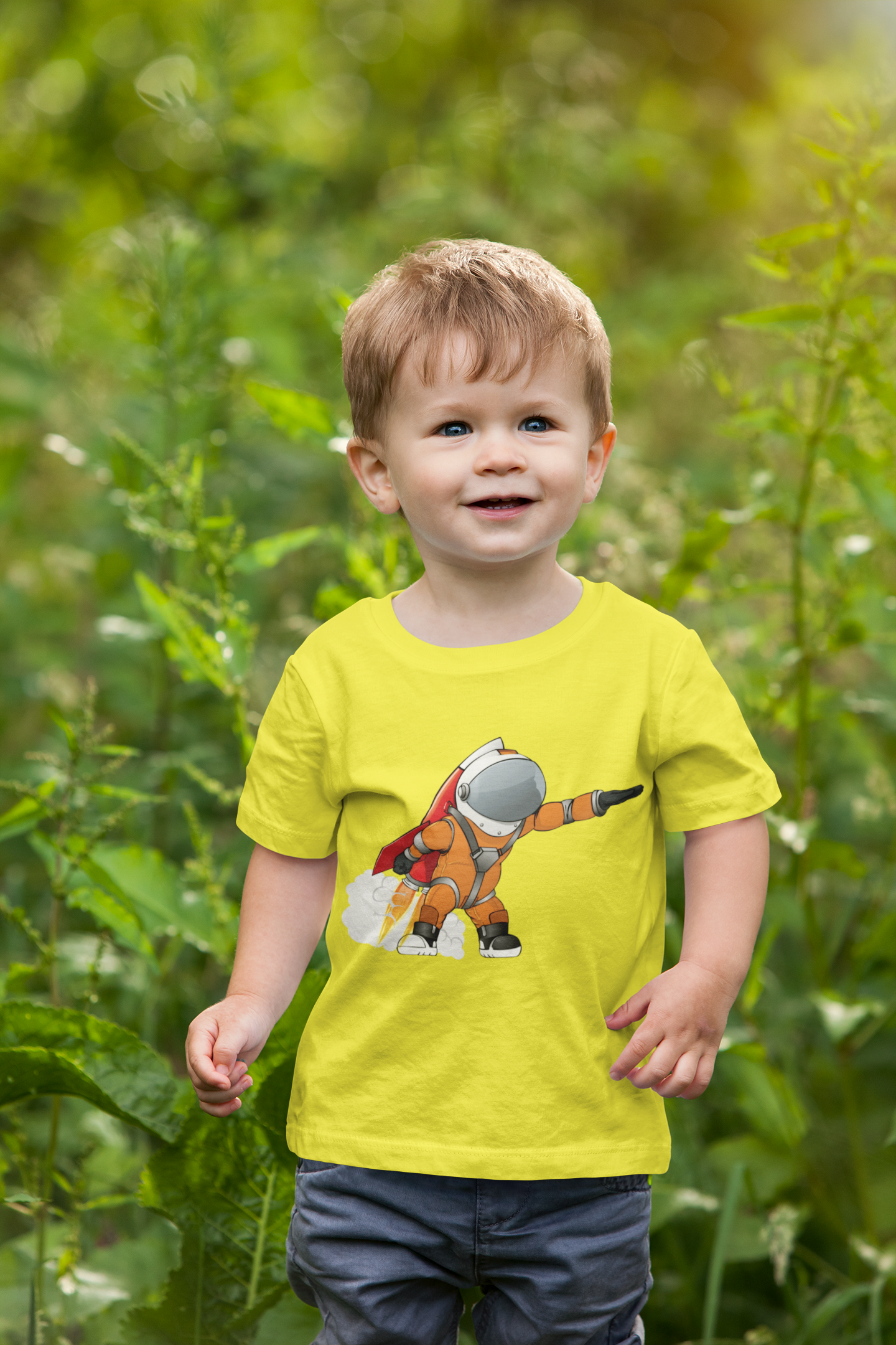 Future Astronaut Half Sleeves T-Shirt for Boy-FunkyTeesClub