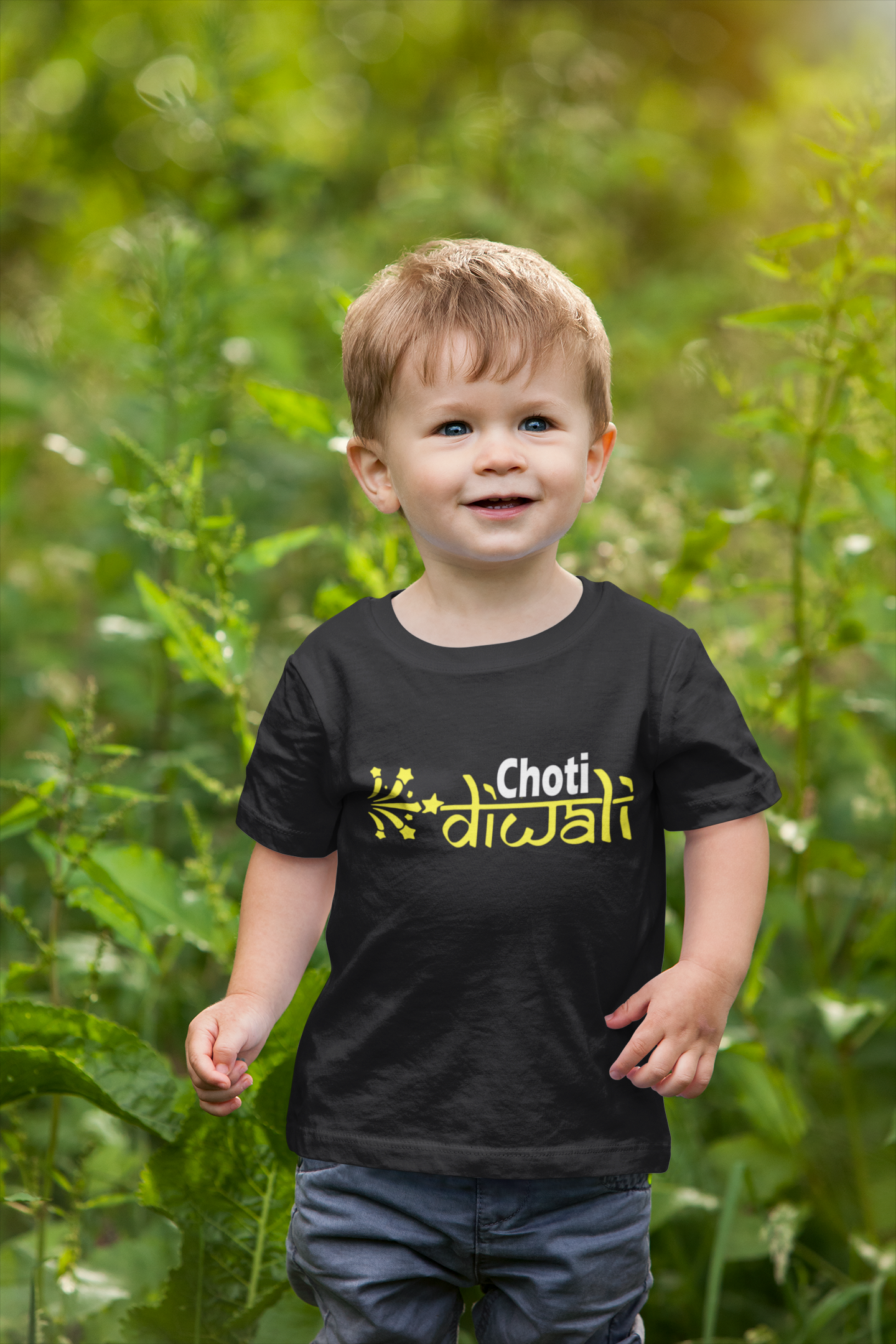 Choti Diwali Half Sleeves T-Shirt for Boy-FunkyTeesClub