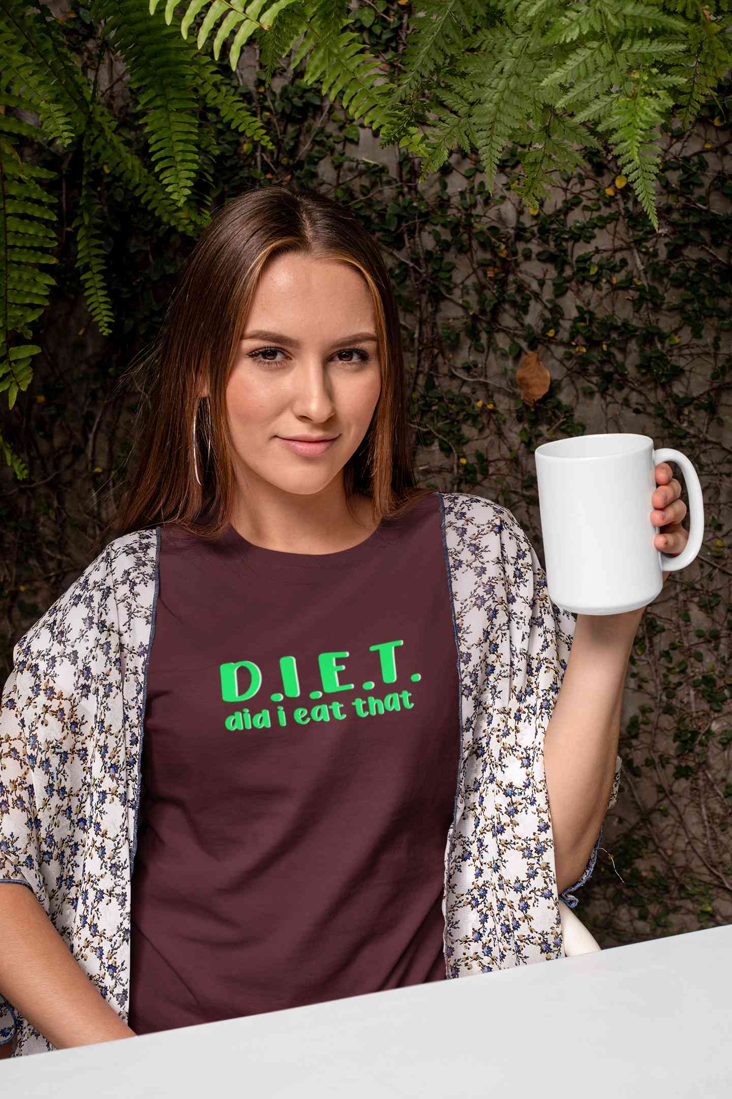 Diet Food Women Half Sleeves T-shirt- FunkyTeesClub