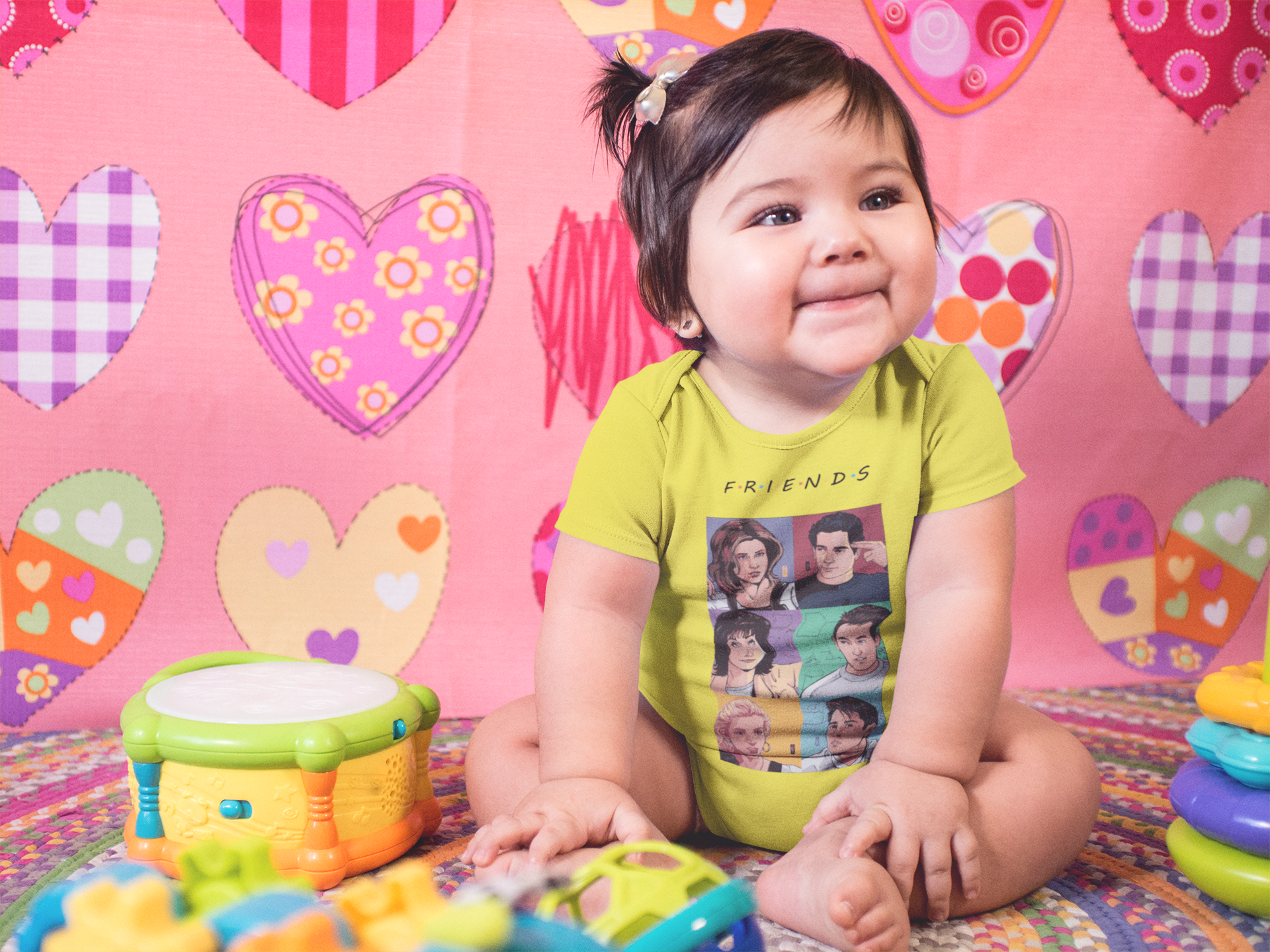 Friends Web Series Rompers for Baby Girl- FunkyTeesClub
