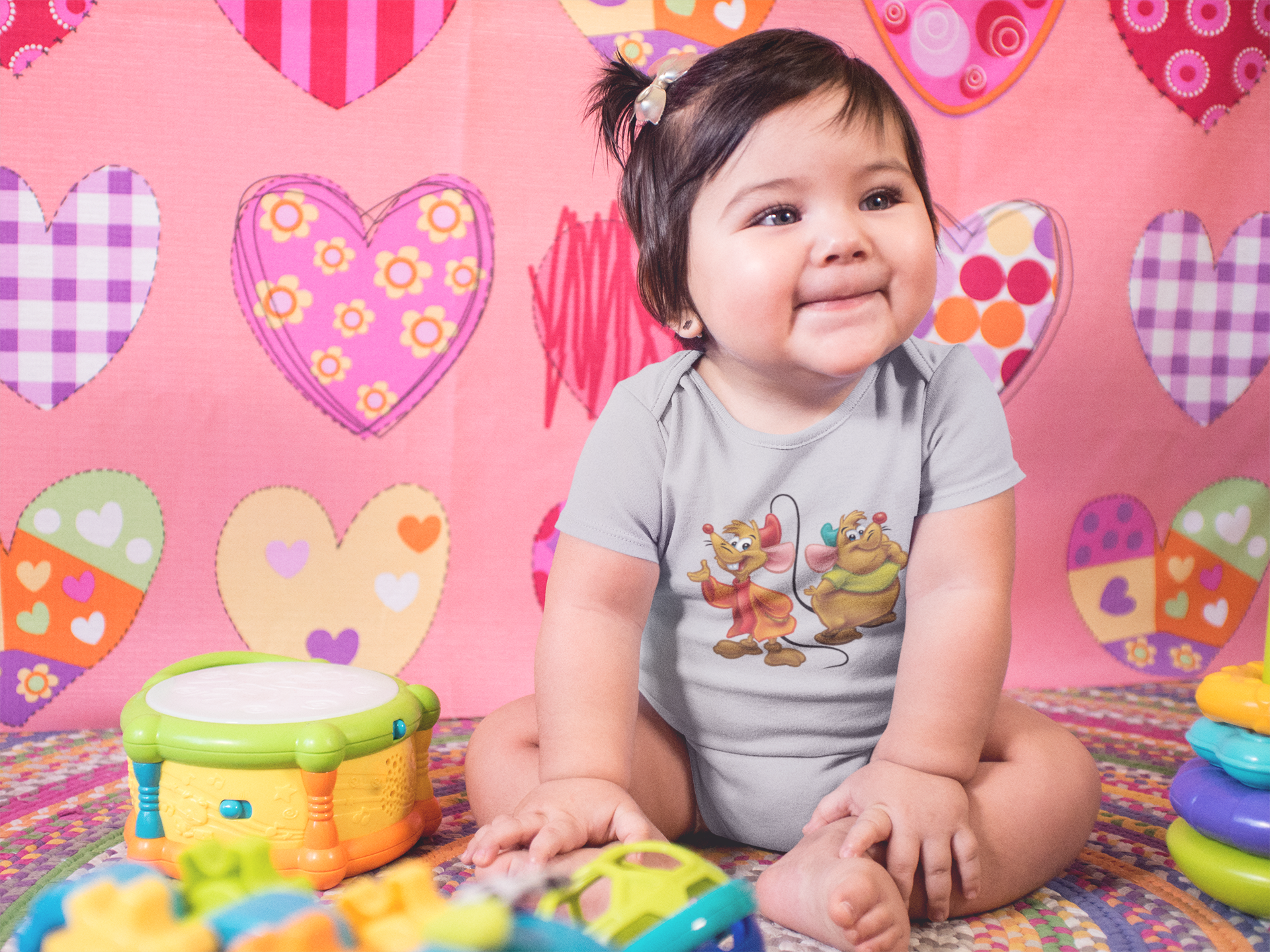 Princess Cartoon Rompers for Baby Girl- FunkyTeesClub
