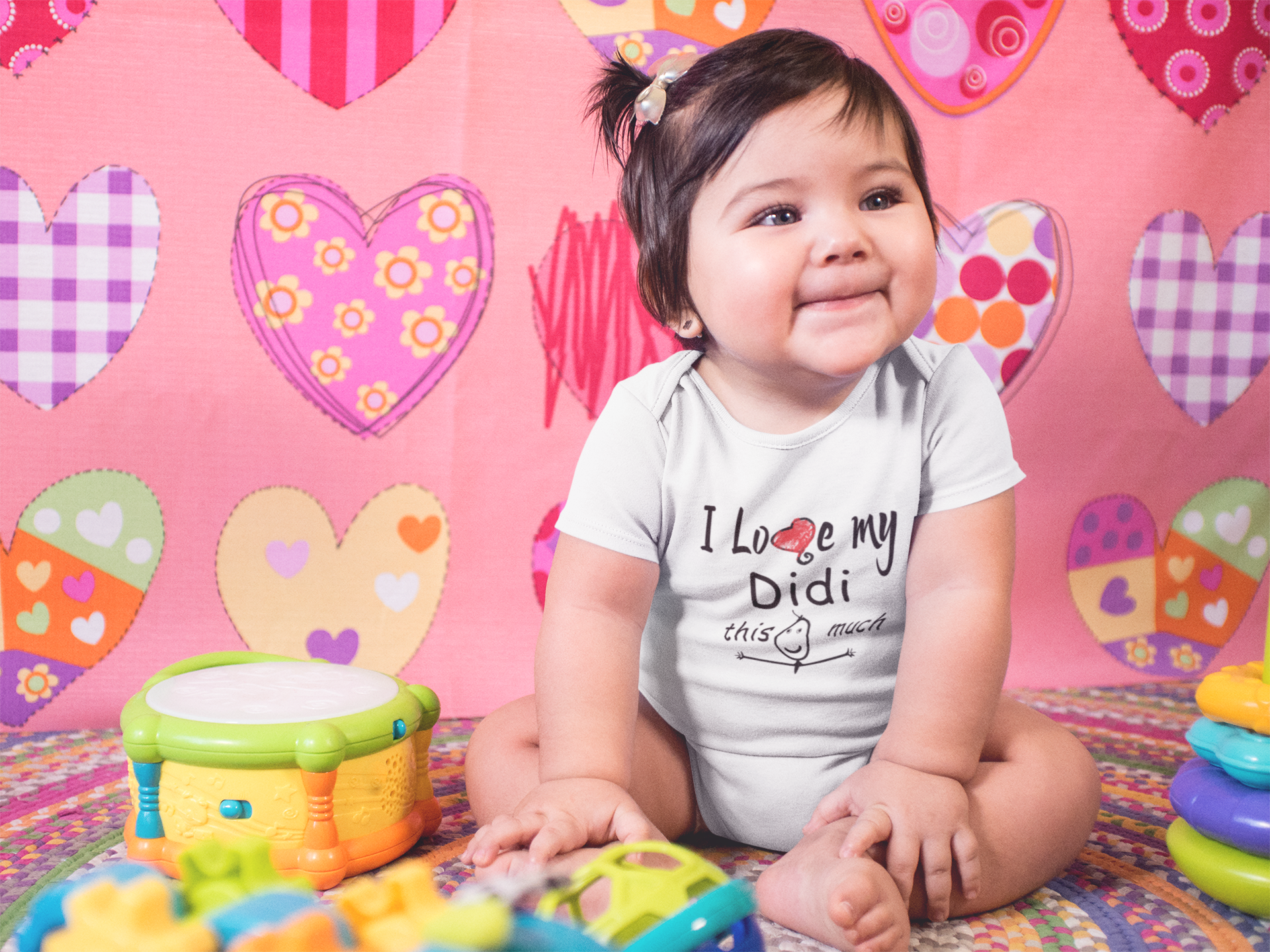 I Love My Didi Rompers for Baby Girl- FunkyTeesClub