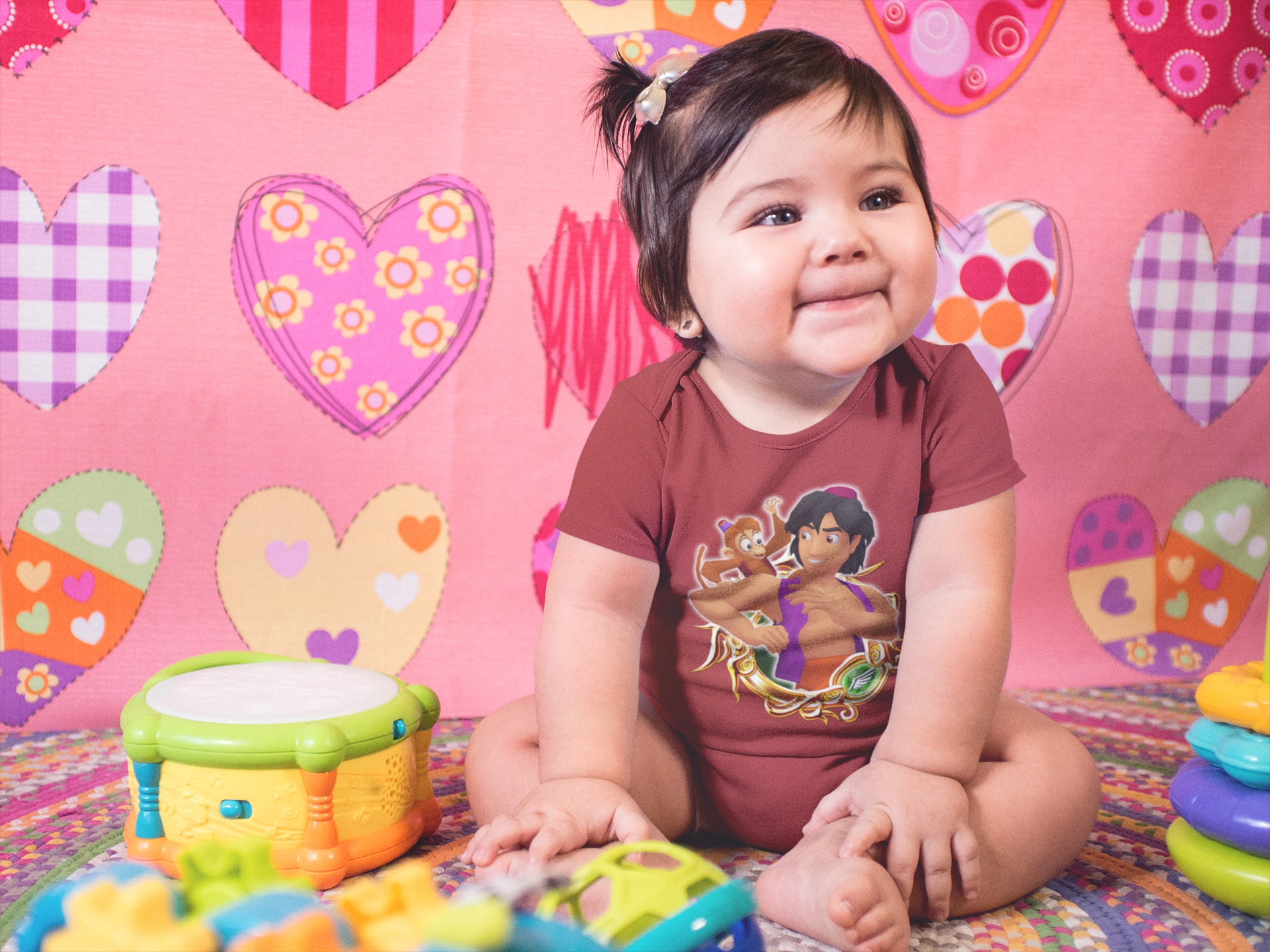 Cute Cartoon  Cartoon Rompers for Baby Girl- FunkyTeesClub