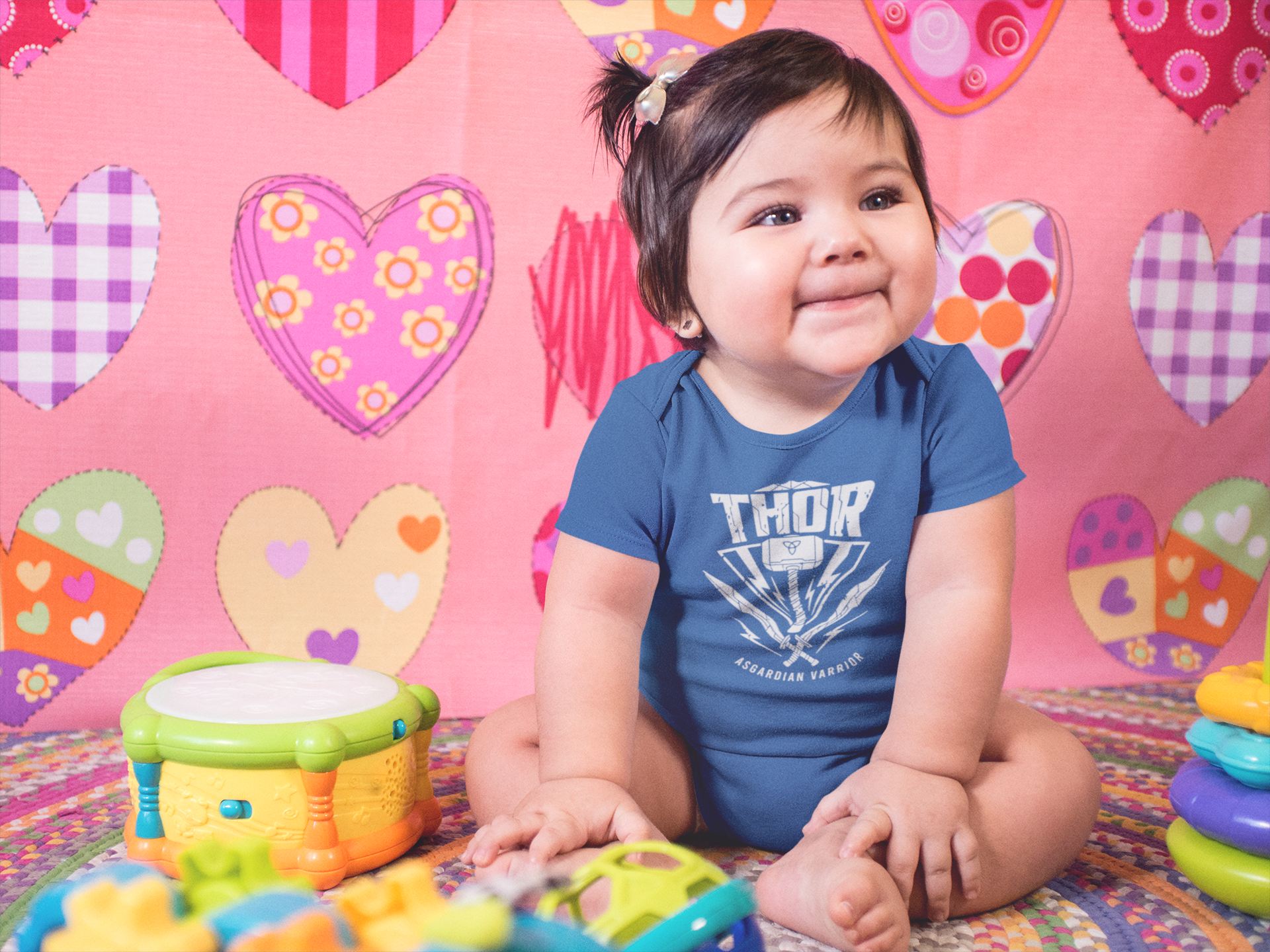 Thor Web Series Rompers for Baby Girl- FunkyTeesClub