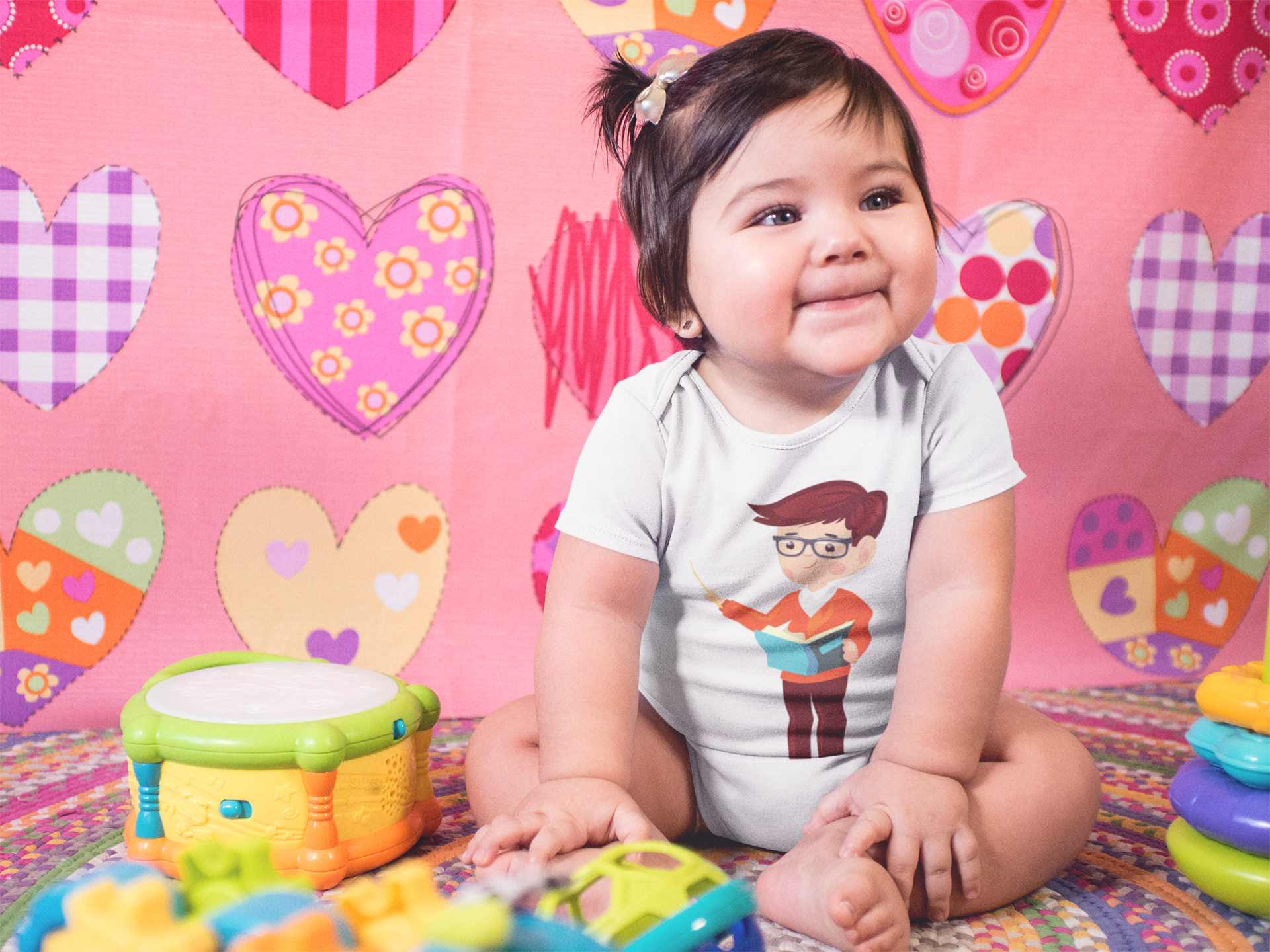 Future Teacher Rompers for Baby Girl- FunkyTeesClub