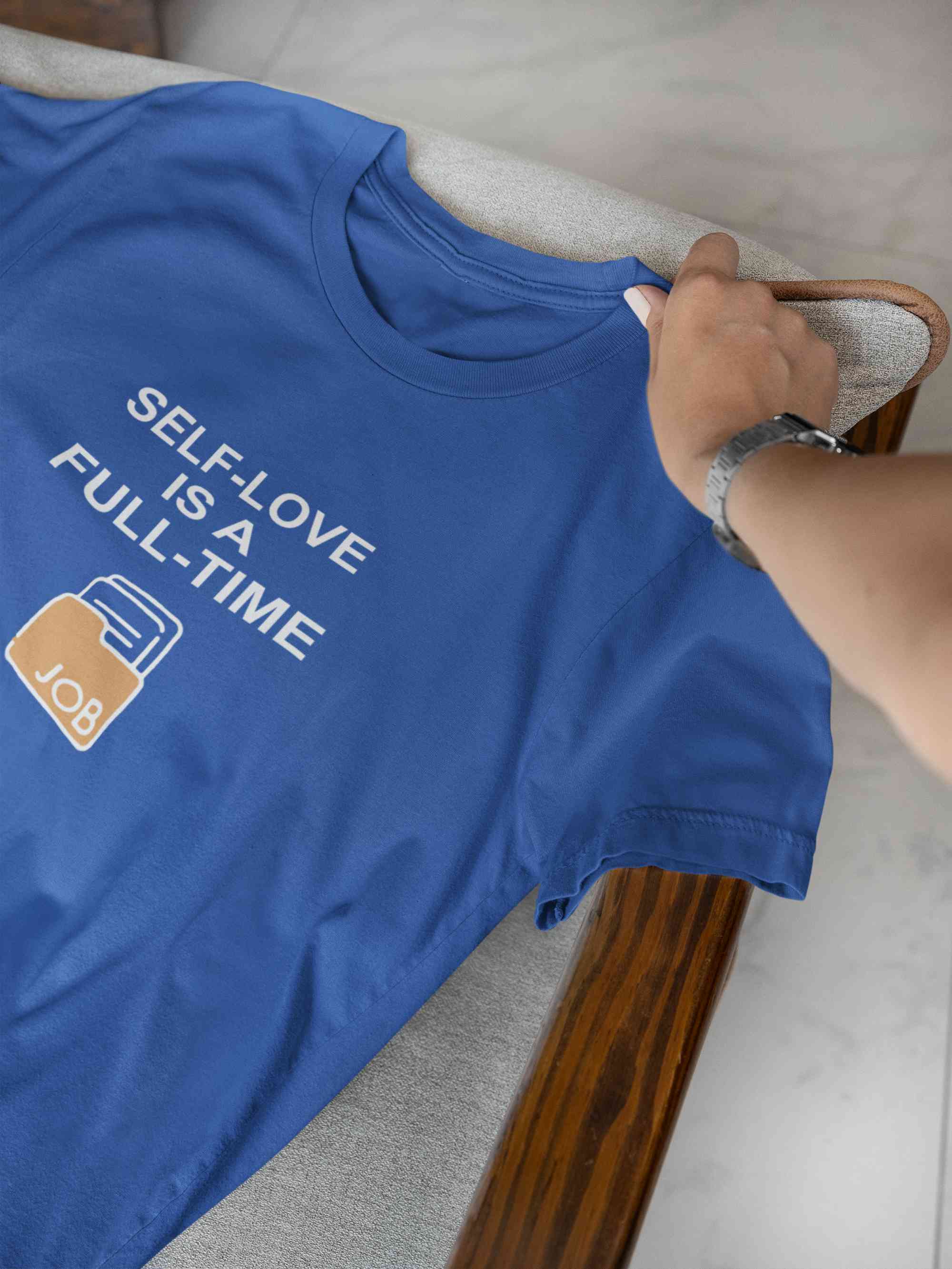 Self Love Mens Half Sleeves T-shirt- FunkyTeesClub