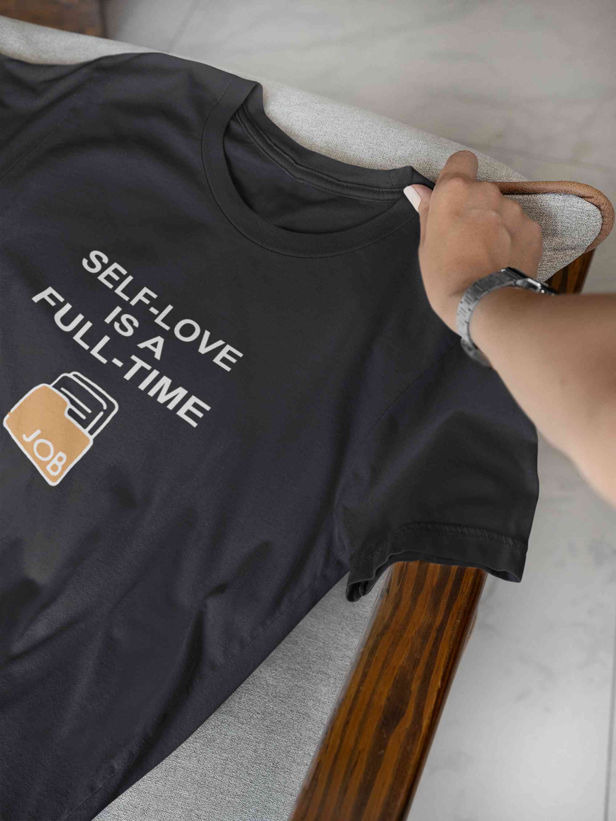 Self Love Mens Half Sleeves T-shirt- FunkyTeesClub