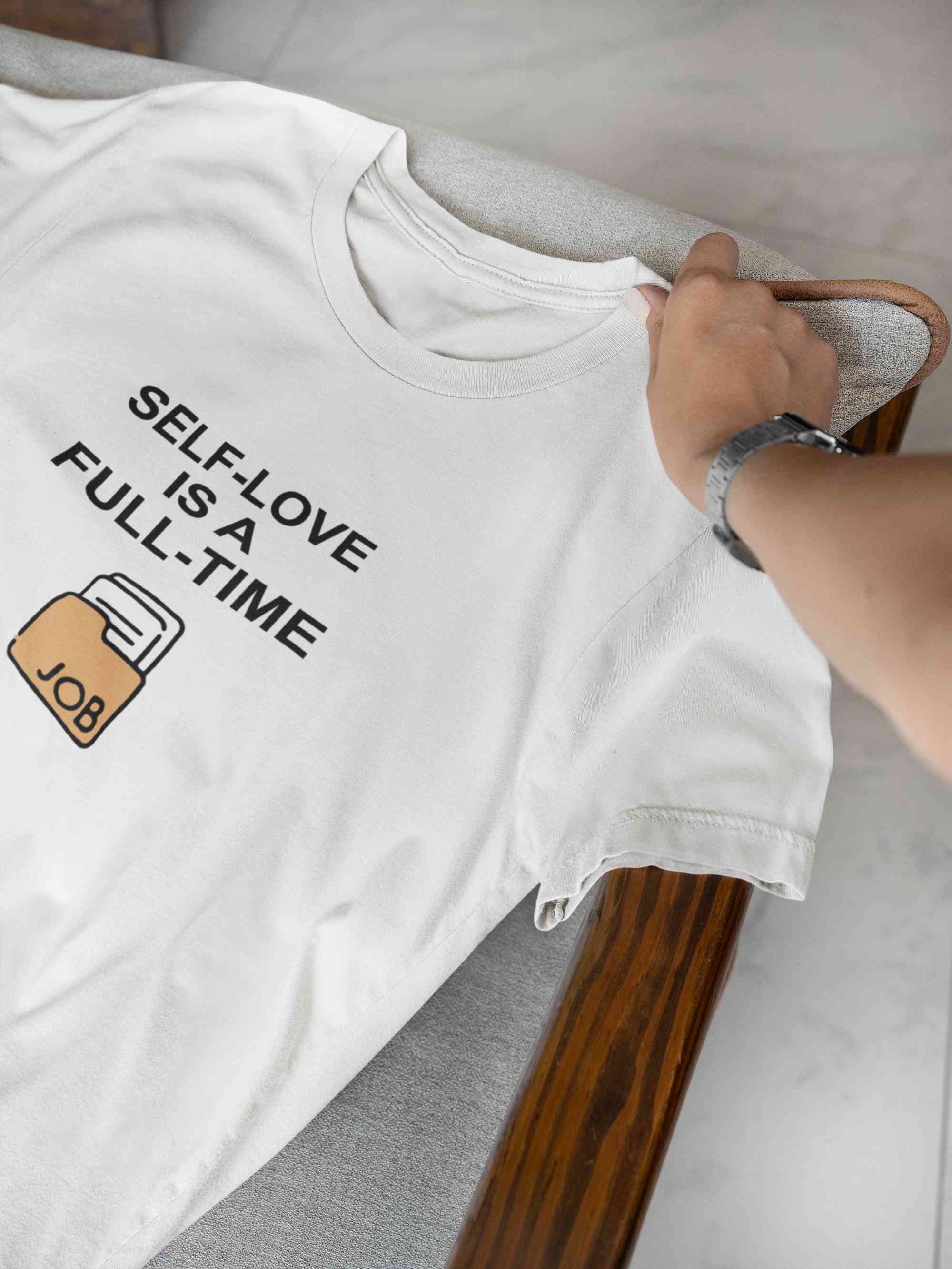 Self Love Women Half Sleeves T-shirt- FunkyTeesClub