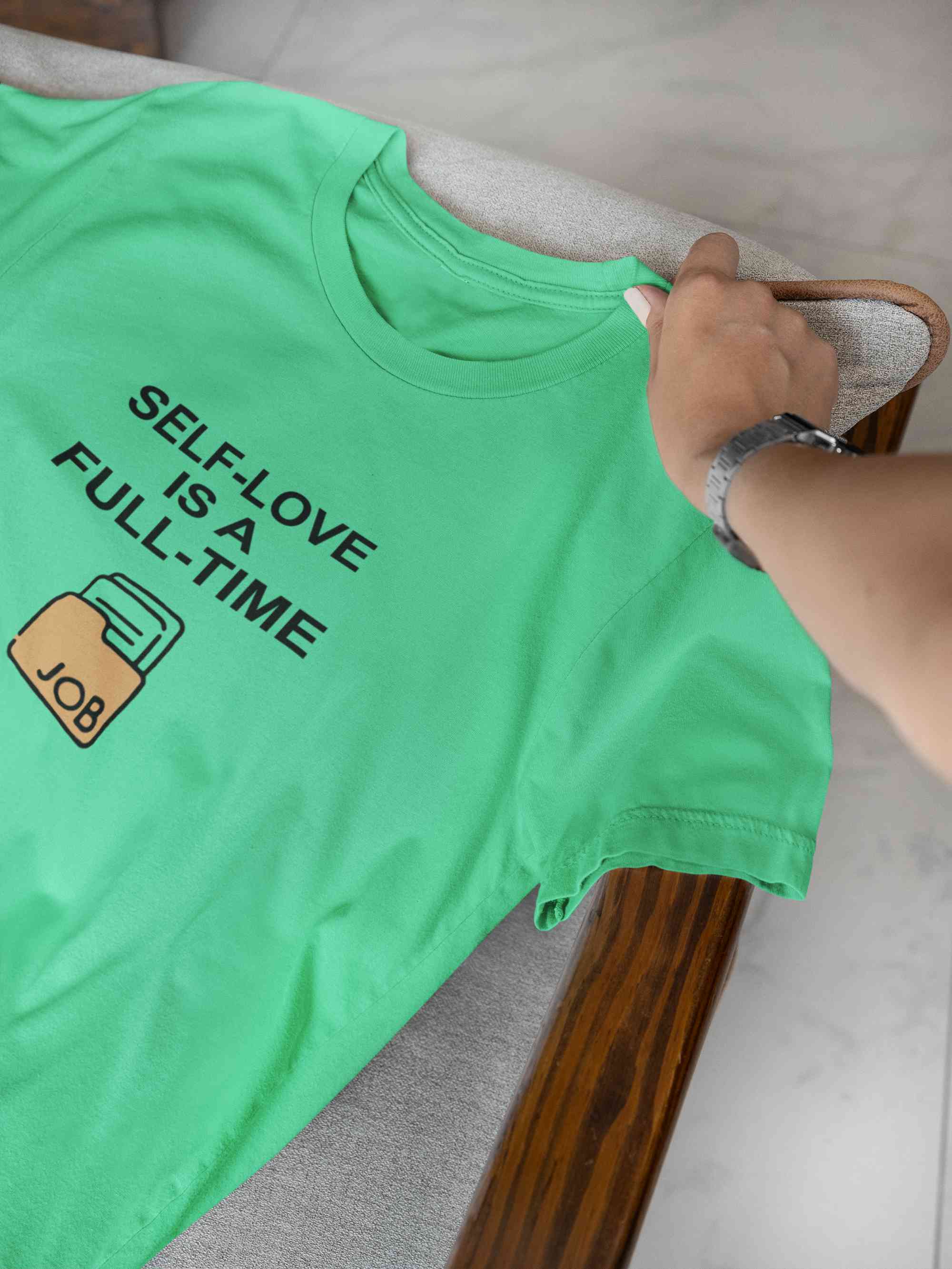 Self Love Mens Half Sleeves T-shirt- FunkyTeesClub
