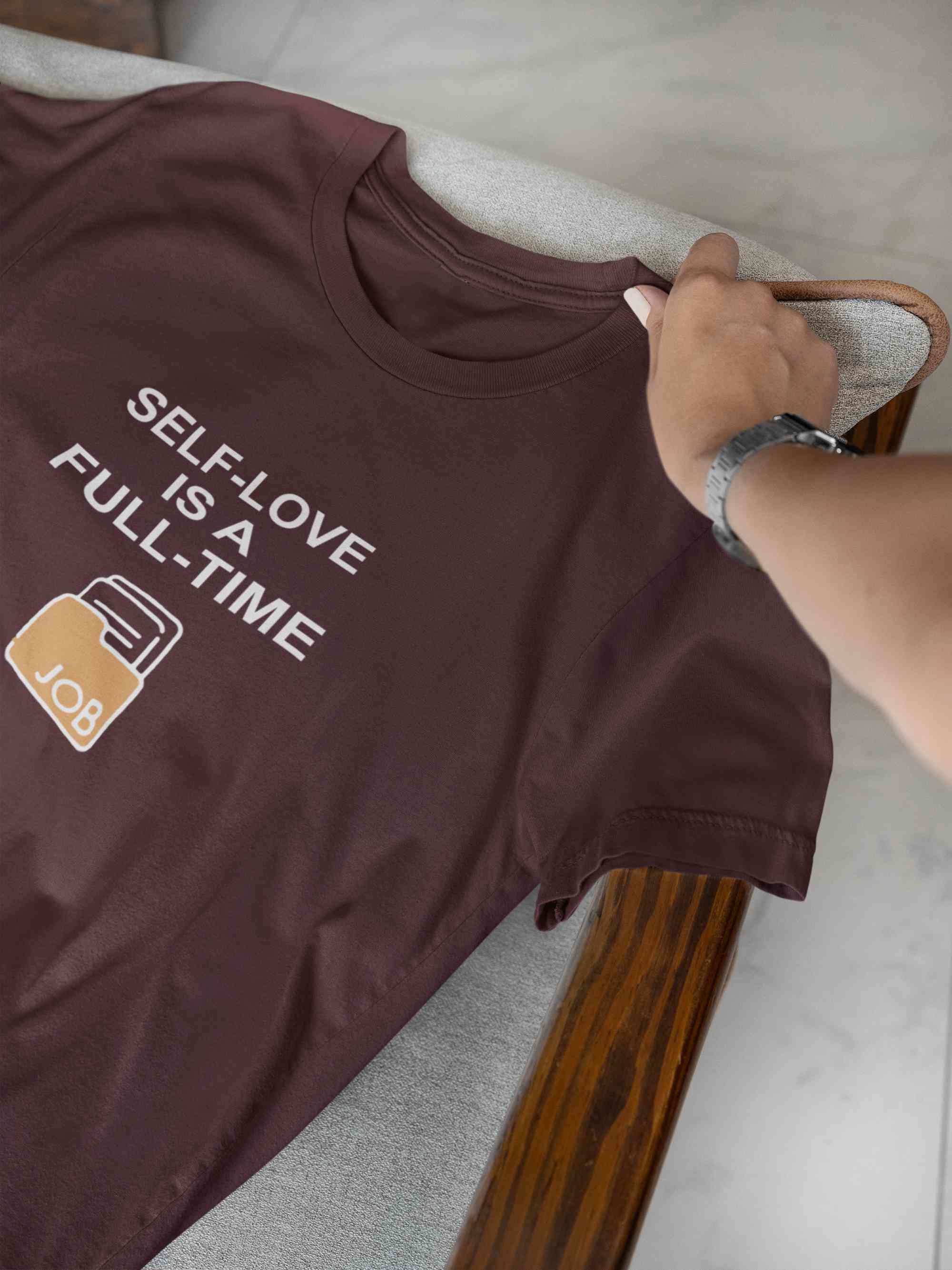 Self Love Women Half Sleeves T-shirt- FunkyTeesClub