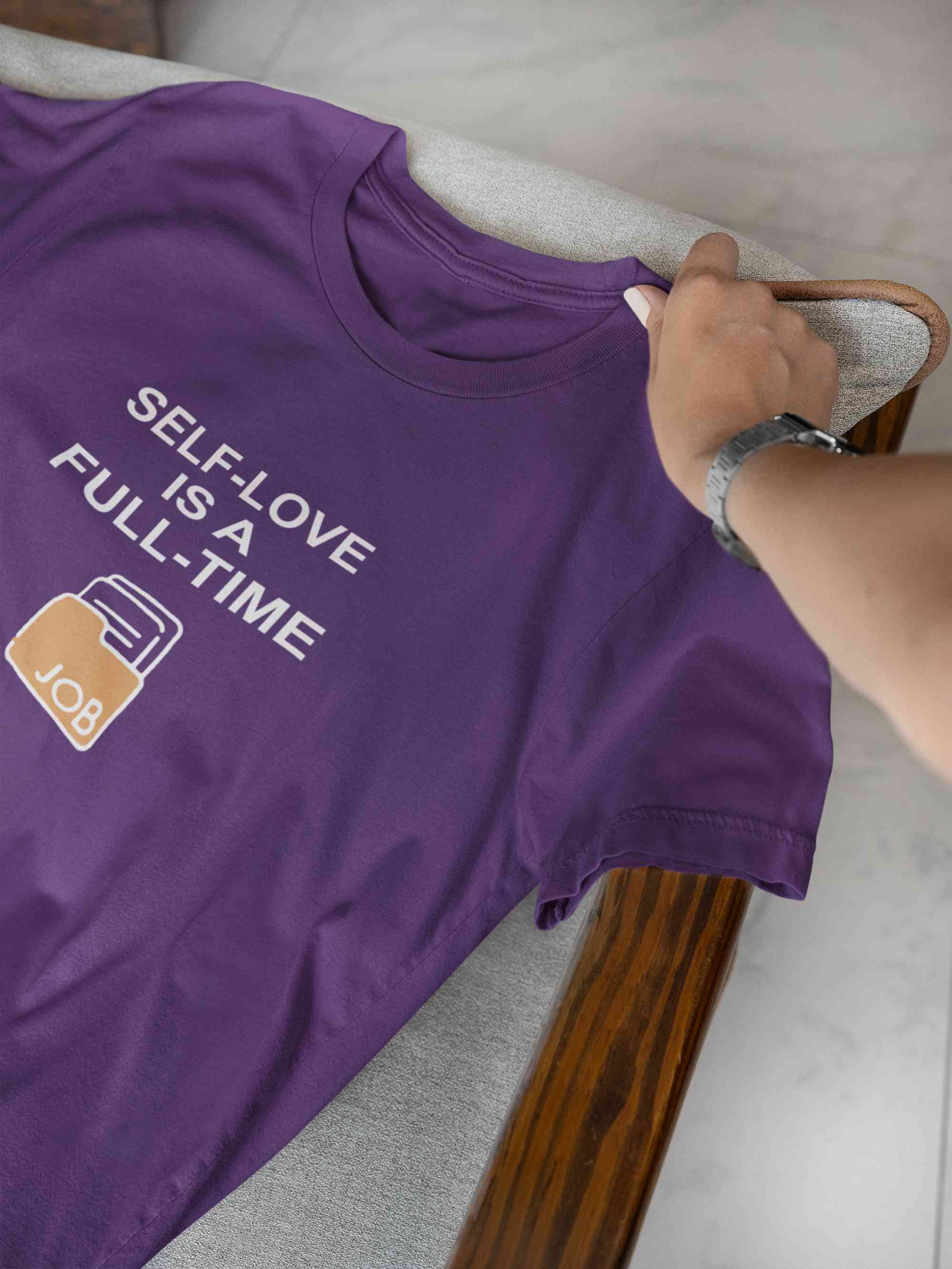 Self Love Women Half Sleeves T-shirt- FunkyTeesClub
