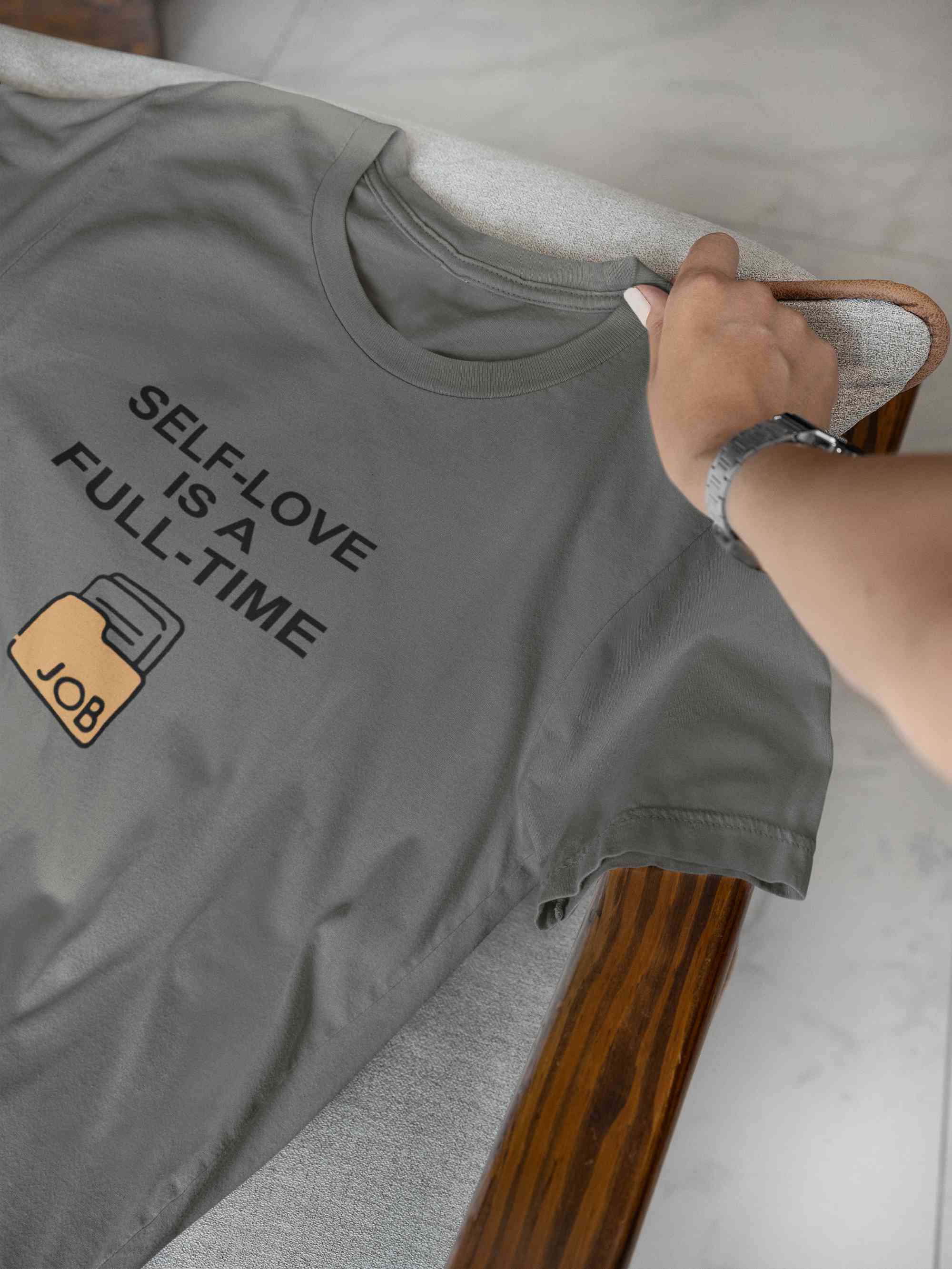 Self Love Mens Half Sleeves T-shirt- FunkyTeesClub