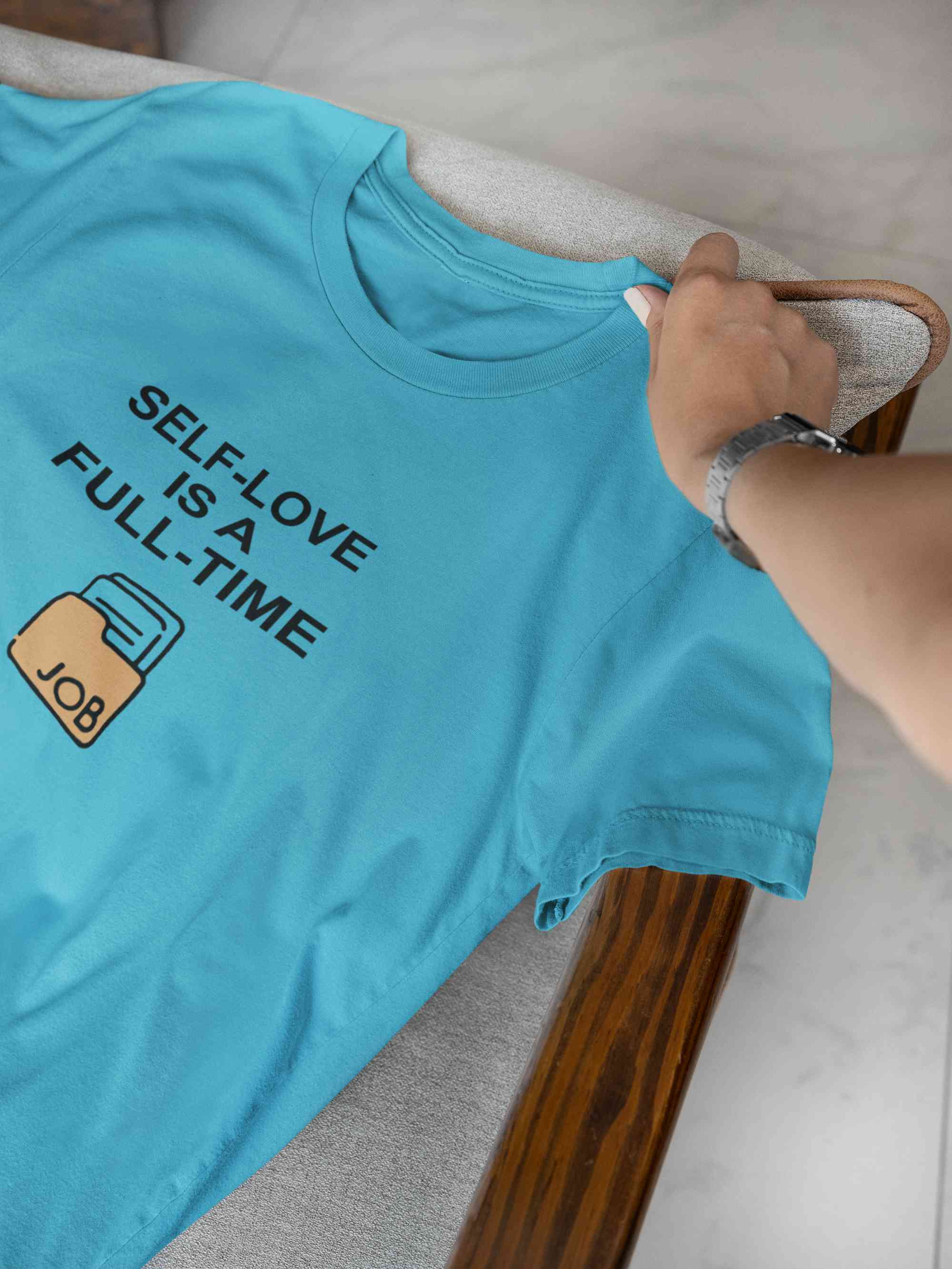 Self Love Women Half Sleeves T-shirt- FunkyTeesClub