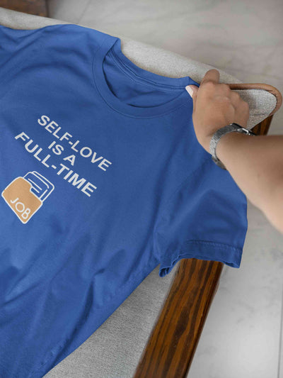 Self Love Women Half Sleeves T-shirt- FunkyTeesClub