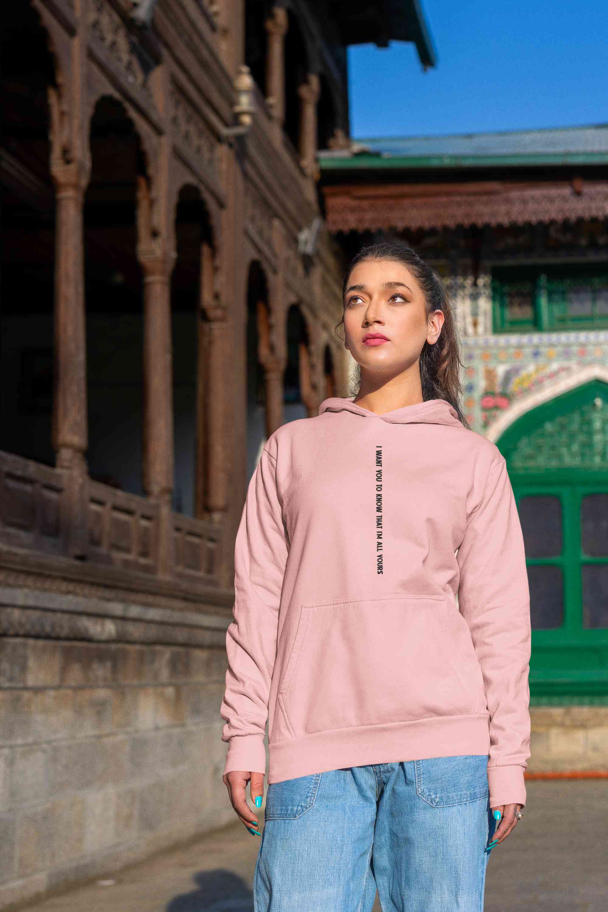 I Want You To Know That I Am All Yours Hoodies for Women-FunkyTeesClub