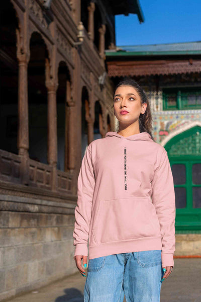 I Want You To Know That I Am All Yours Hoodies for Women-FunkyTeesClub