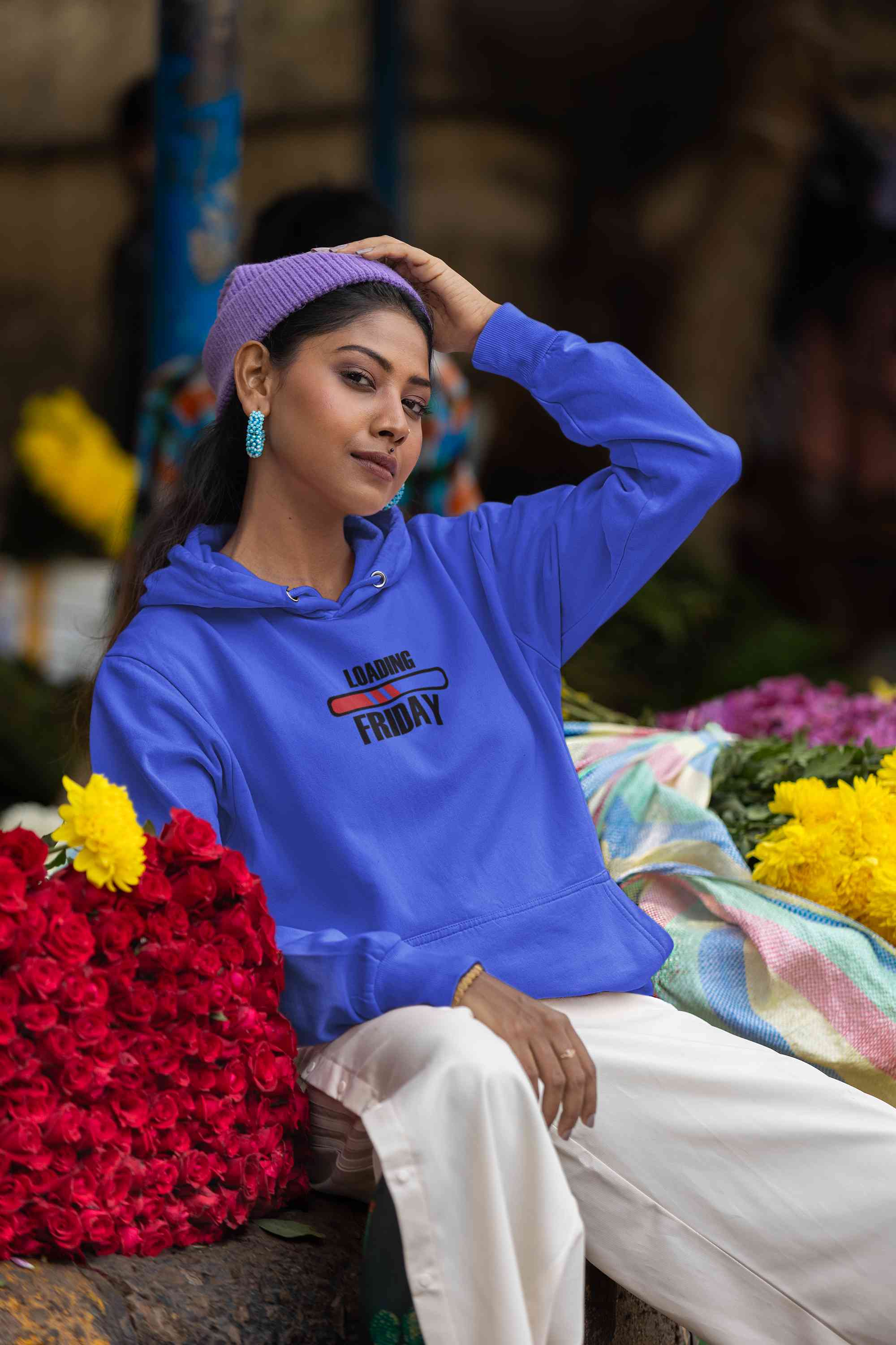 Loading Friday Quotes Hoodies for Women-FunkyTeesClub