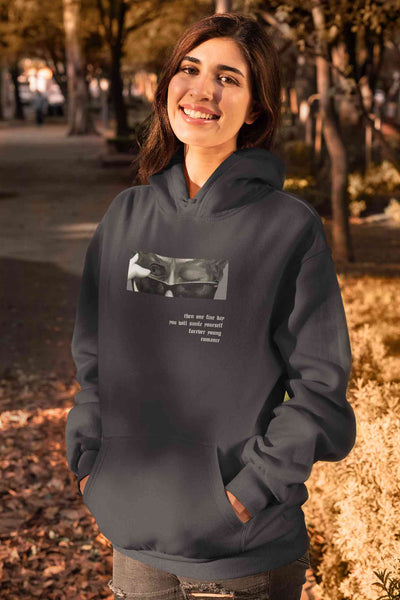 Forever Young Slogan Hoodies for Women-FunkyTeesClub