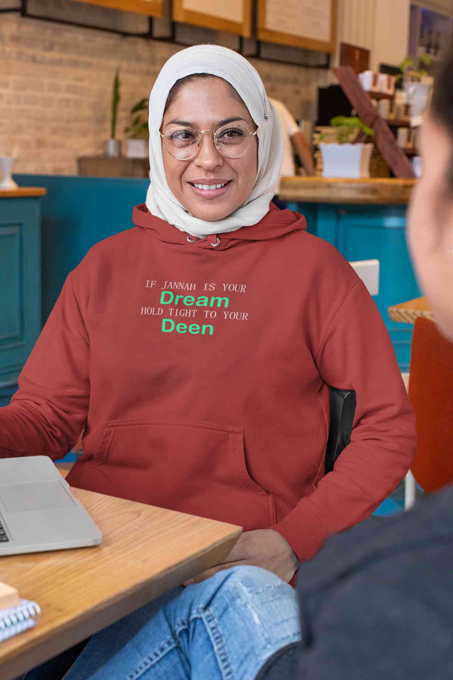 Islam Is My Deen Jannah Is My Dream Hoodies for Women-FunkyTeesClub