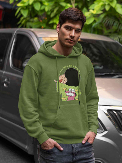 Hahaha Cartoon Funny Memes Men Hoodies-FunkyTeesClub