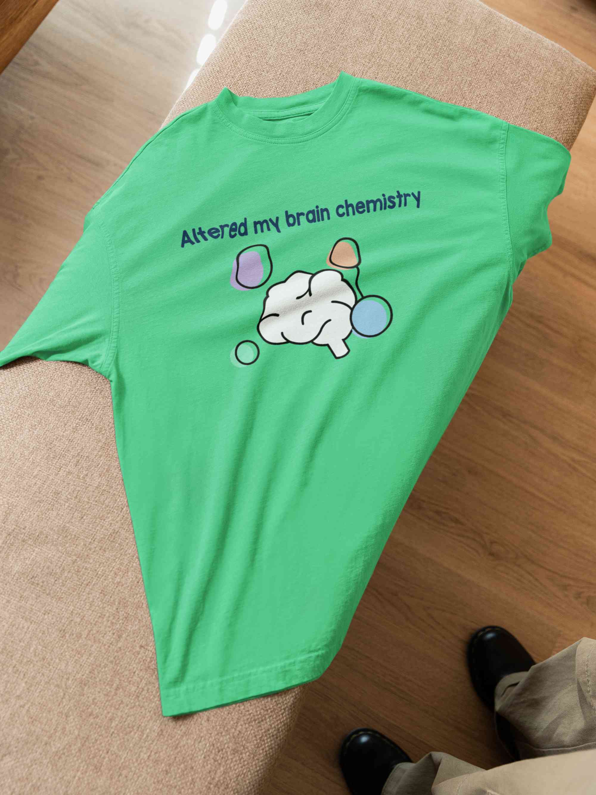 Brain Chemistry Women Half Sleeves T-shirt- FunkyTeesClub
