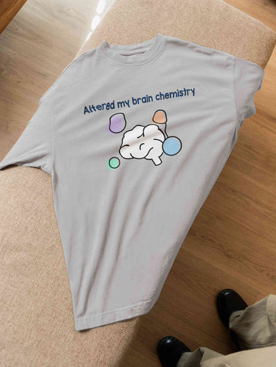 Brain Chemistry Mens Half Sleeves T-shirt- FunkyTeesClub