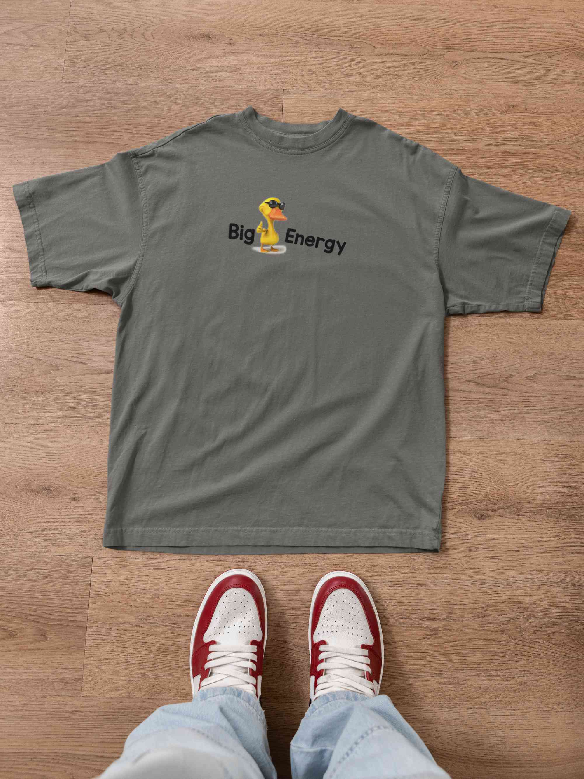 Big Duck Energy Mens Half Sleeves T-shirt- FunkyTeesClub