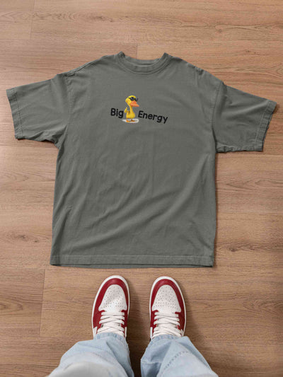 Big Duck Energy Mens Half Sleeves T-shirt- FunkyTeesClub