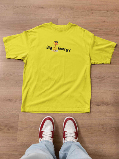 Big Duck Energy Mens Half Sleeves T-shirt- FunkyTeesClub