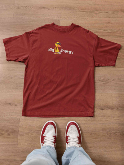Big Duck Energy Mens Half Sleeves T-shirt- FunkyTeesClub