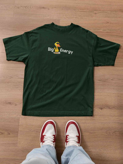 Big Duck Energy Mens Half Sleeves T-shirt- FunkyTeesClub