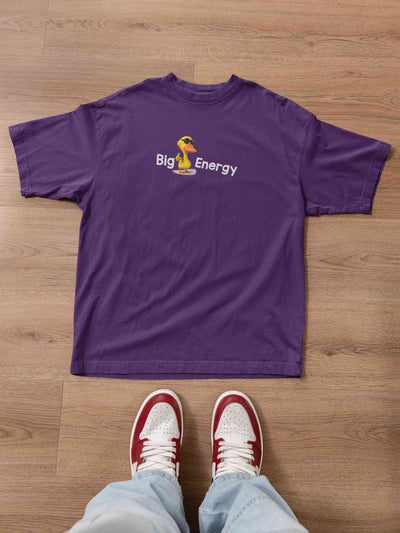 Big Duck Energy Mens Half Sleeves T-shirt- FunkyTeesClub