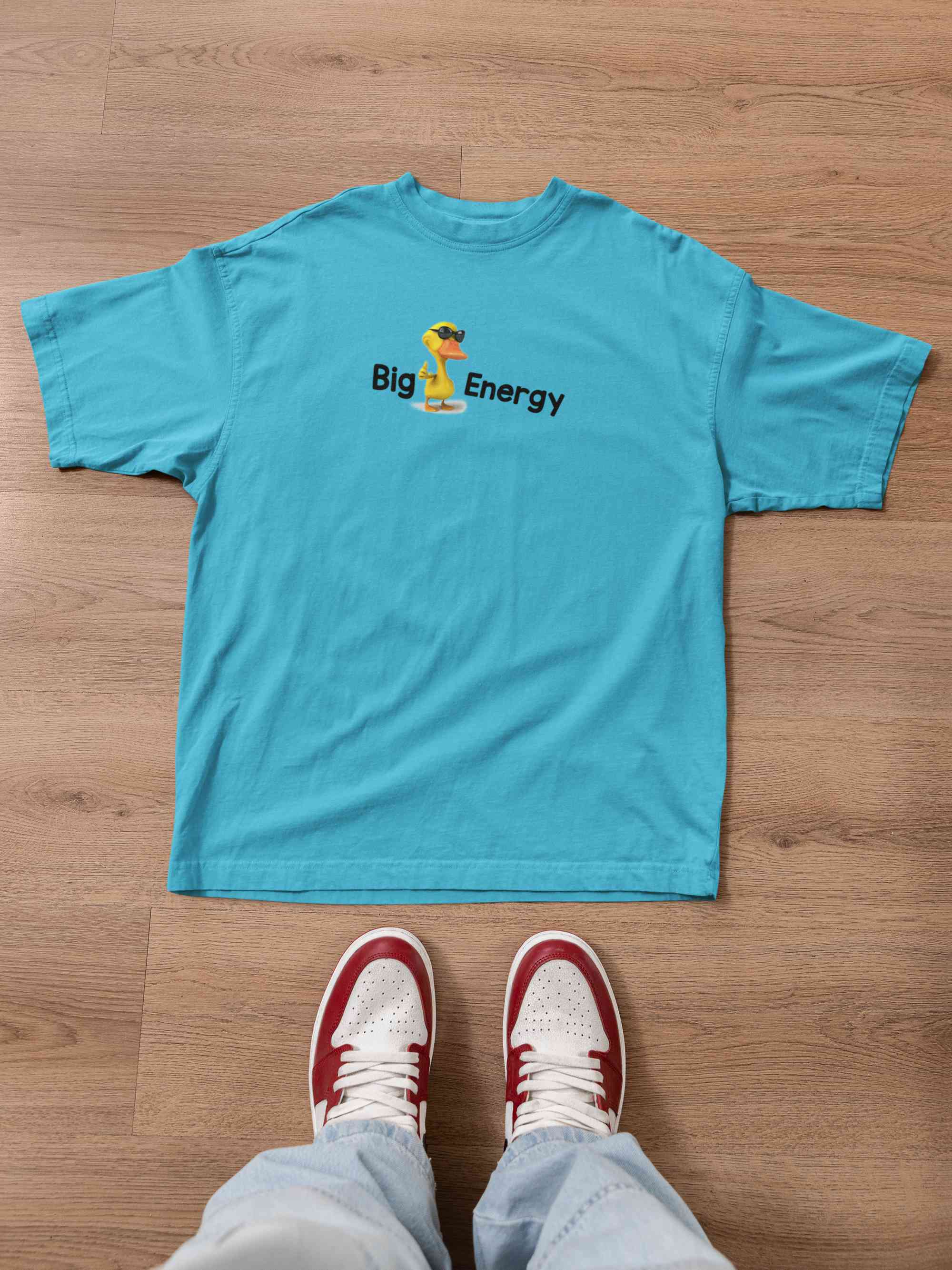 Big Duck Energy Mens Half Sleeves T-shirt- FunkyTeesClub