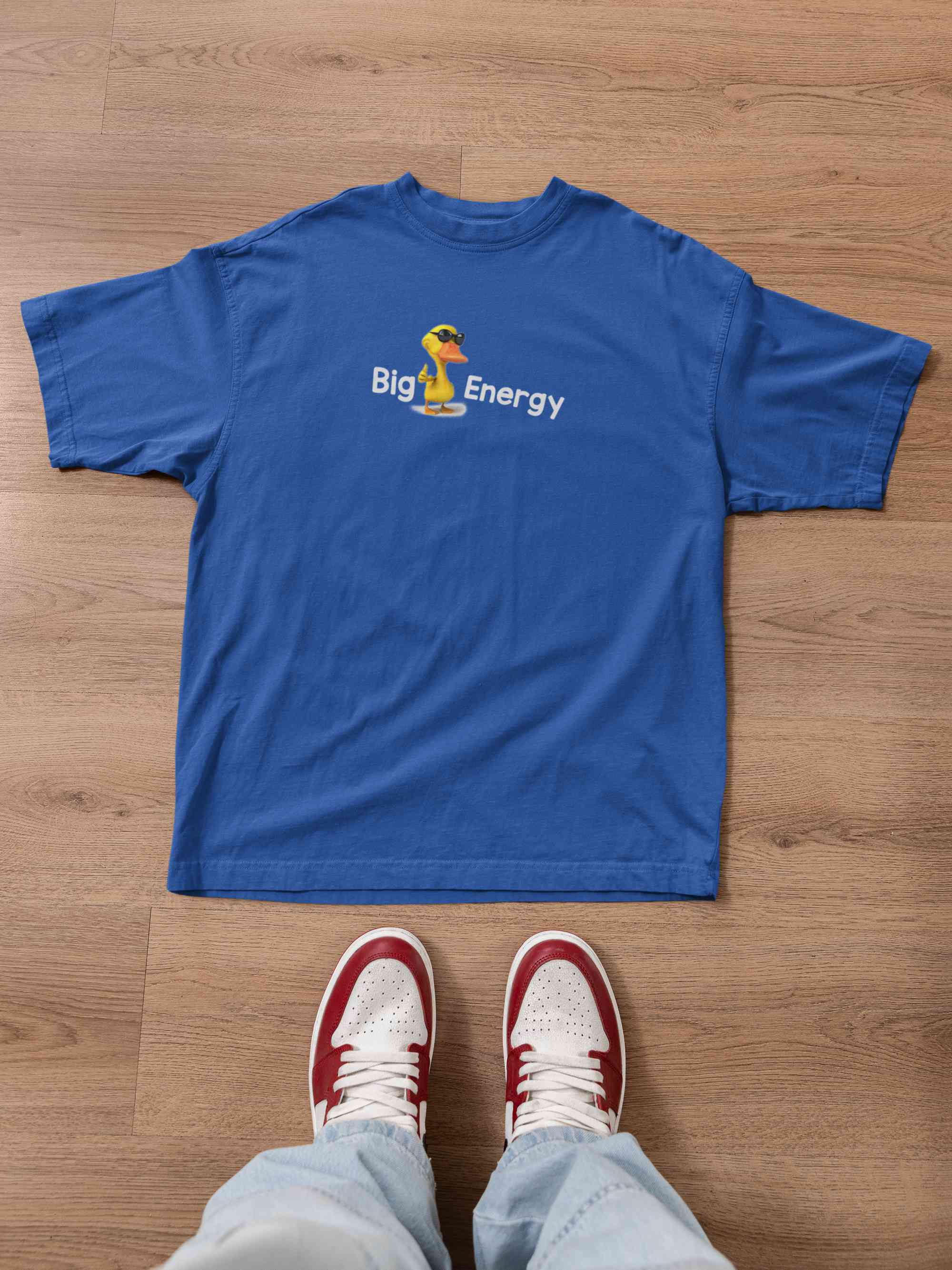 Big Duck Energy Mens Half Sleeves T-shirt- FunkyTeesClub