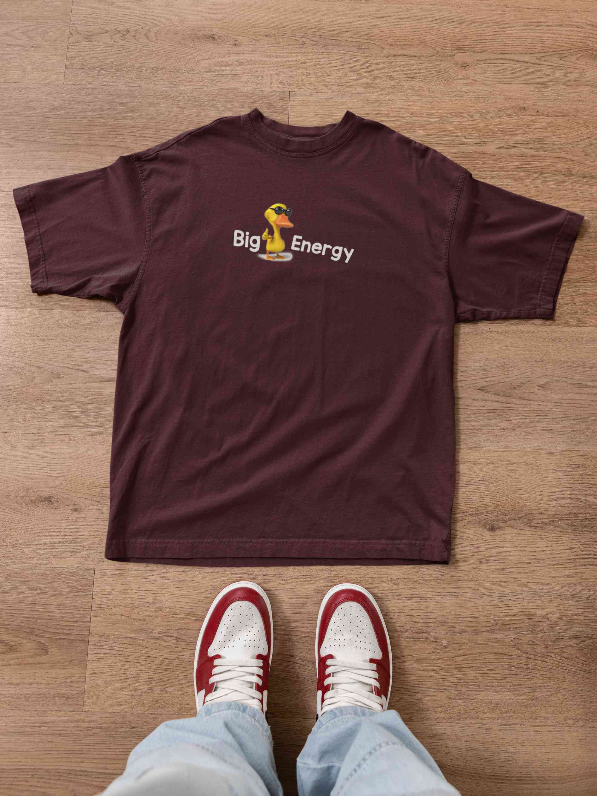 Big Duck Energy Mens Half Sleeves T-shirt- FunkyTeesClub