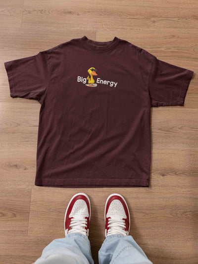 Big Duck Energy Mens Half Sleeves T-shirt- FunkyTeesClub