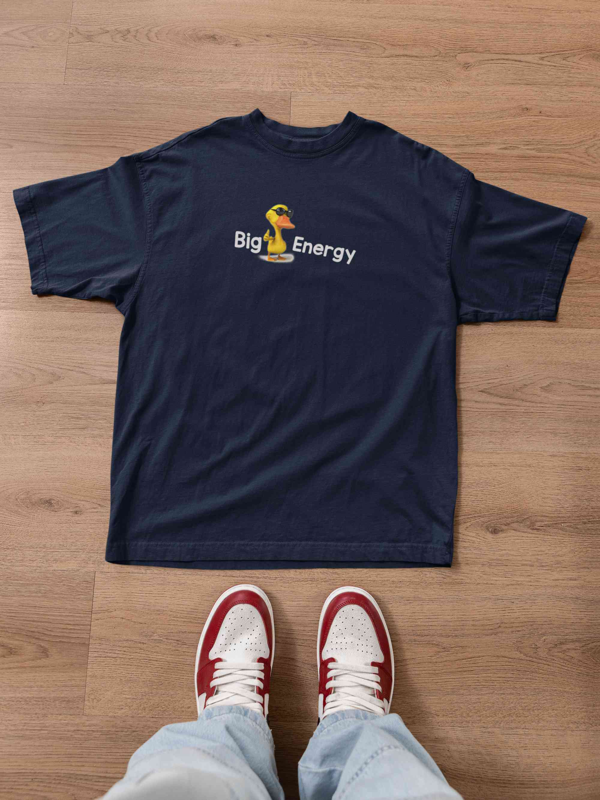Big Duck Energy Mens Half Sleeves T-shirt- FunkyTeesClub
